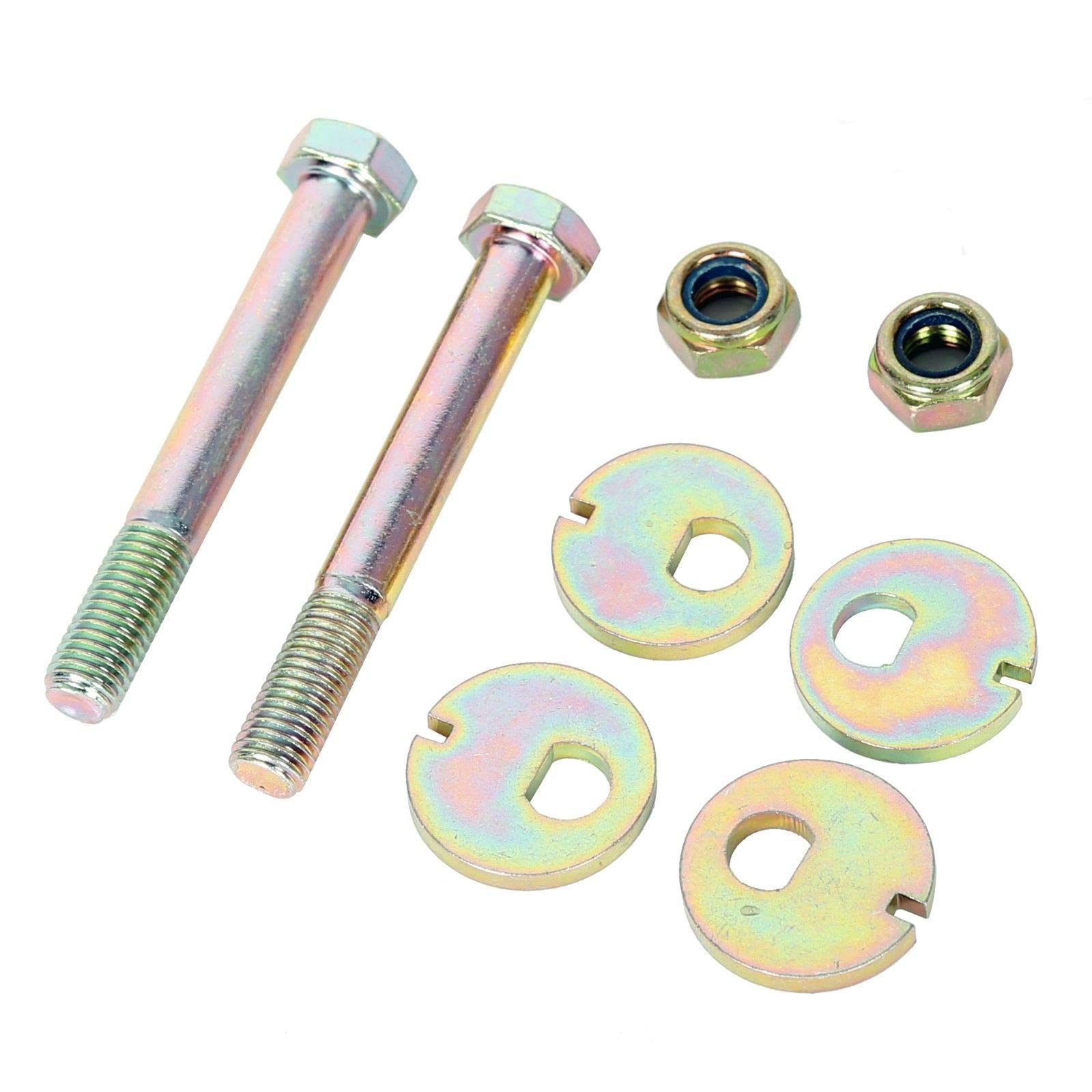 Jeep Wrangler Grand Cherokee Front Lower Control Arm Alignment Cam Bolt Set - Replacement Parts for Suspension Alignment & Wheel Adjustment | Perfect for Off-Roading, Daily Driving & Vehicle Maintenance