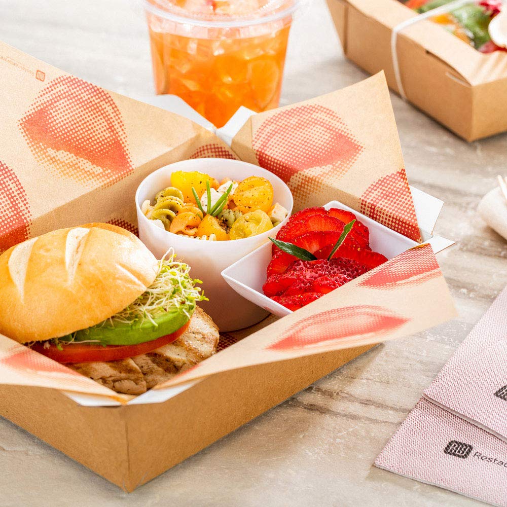 500-Pack 12x12 Inch Greaseproof & Microwavable Kraft Pastry Sheets - Durable Sandwich Wrapping Papers for Restaurants, Bakeries & Coffee Shops | Perfect for Food Basket Liners, Takeout Packaging & Bakery Display