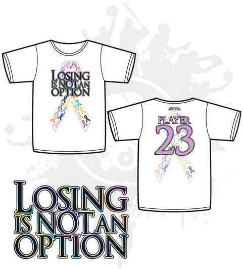 Losing is Not an Option - Motivational Quote Wall Art for Home & Office Decor - Perfect for Gym, Bedroom, and Inspirational Spaces