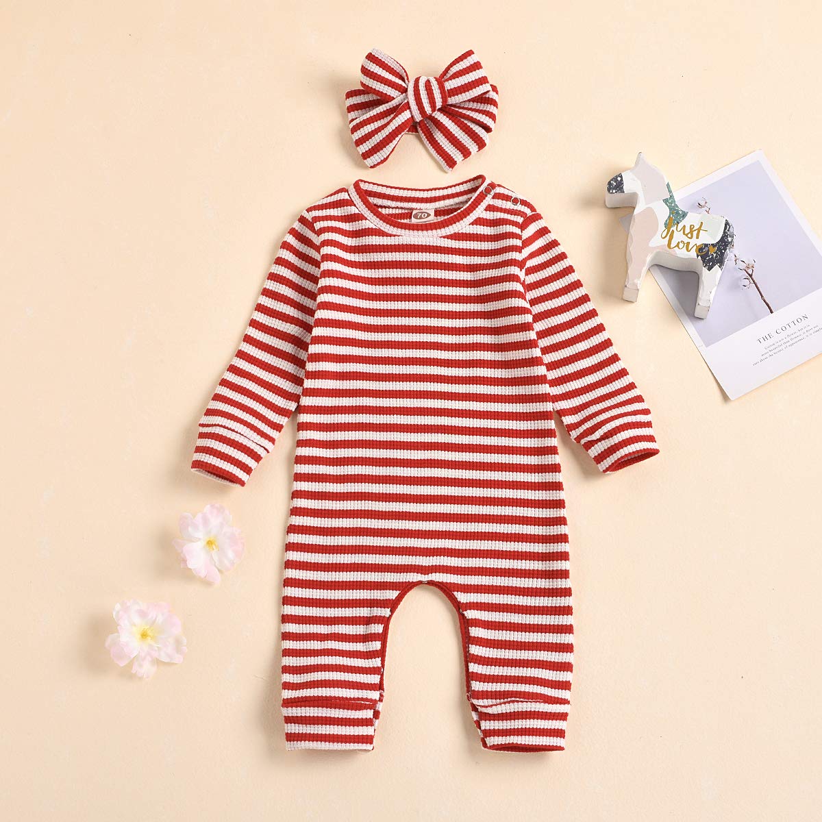 Newborn Baby Girl Romper Bodysuit - Soft Cotton One-Piece Jumpsuit Outfit for Infants 0-24 Months | Perfect for Playtime, Photo Shoots & Special Occasions
