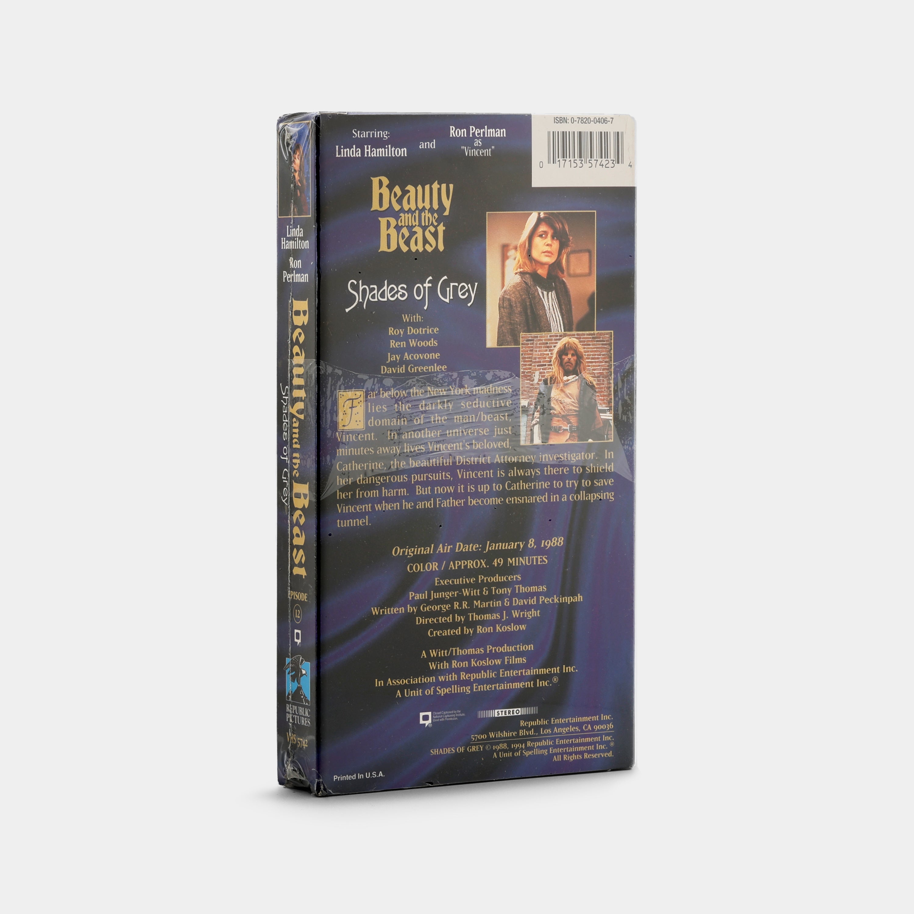 Beauty and the Beast: Shades of Grey (Sealed) VHS Tape - Classic Disney Movie for Collectors & Nostalgic Viewing