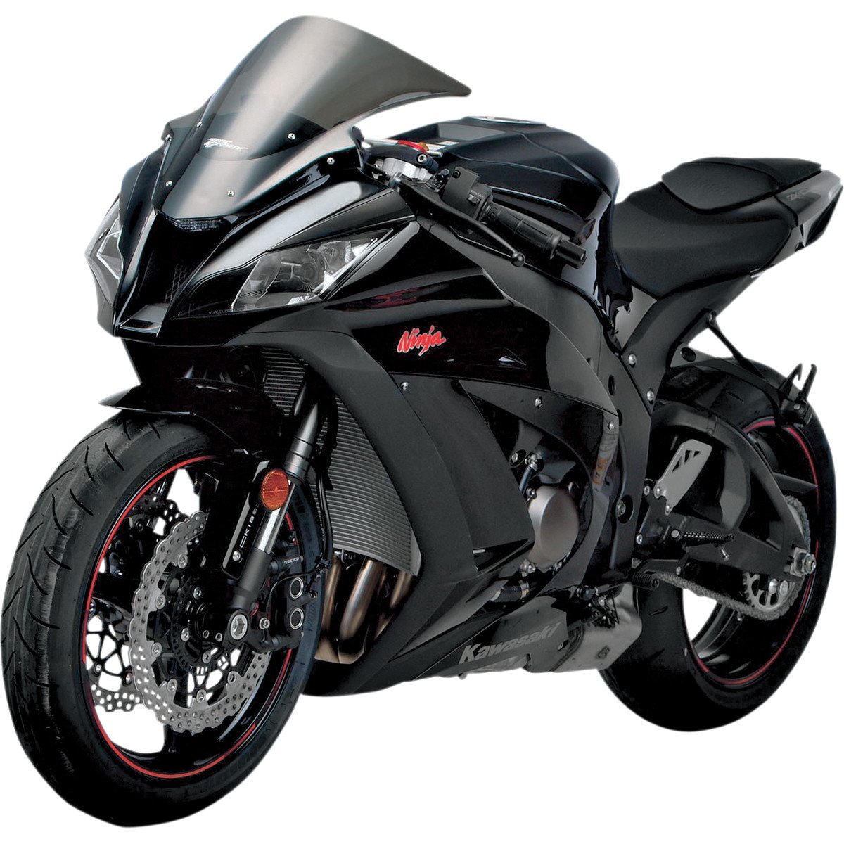 Zero Gravity Double Bubble Series Windscreen for 2011 Kawasaki ZX-10R Motorcycle - High Performance Wind Protection for Sport Bikes, Touring & Highway Riding
