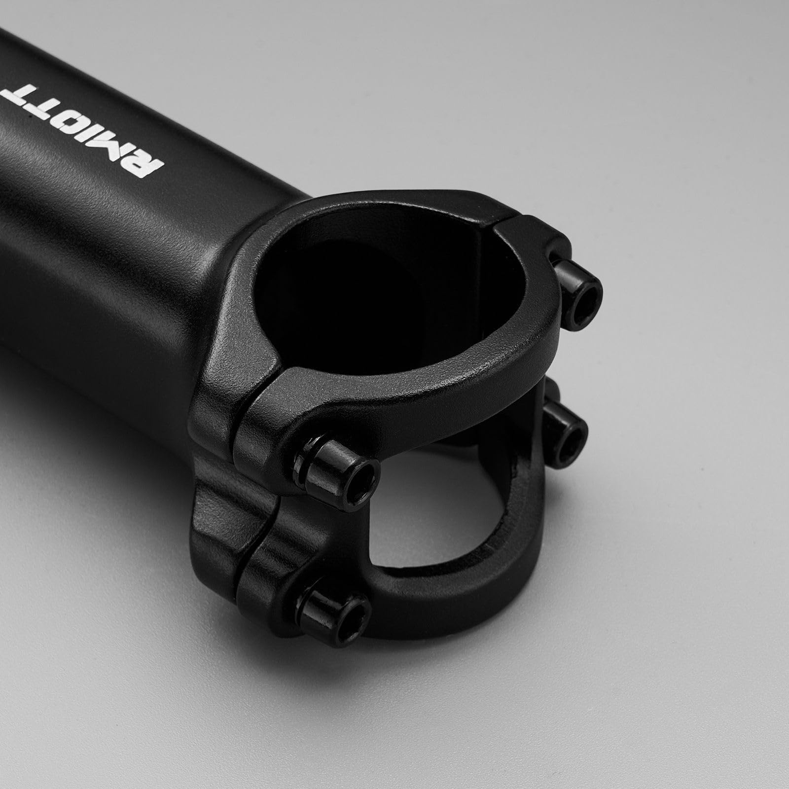 Rmiott 31.8 Bike Stem 70mm 80mm 90mm 110mm Length 35 Degree Handlebar Riser - Aluminum Black MTB Road Bicycle Stem for Mountain & Road Bikes - Perfect for Climbing, Commuting and Trail Riding