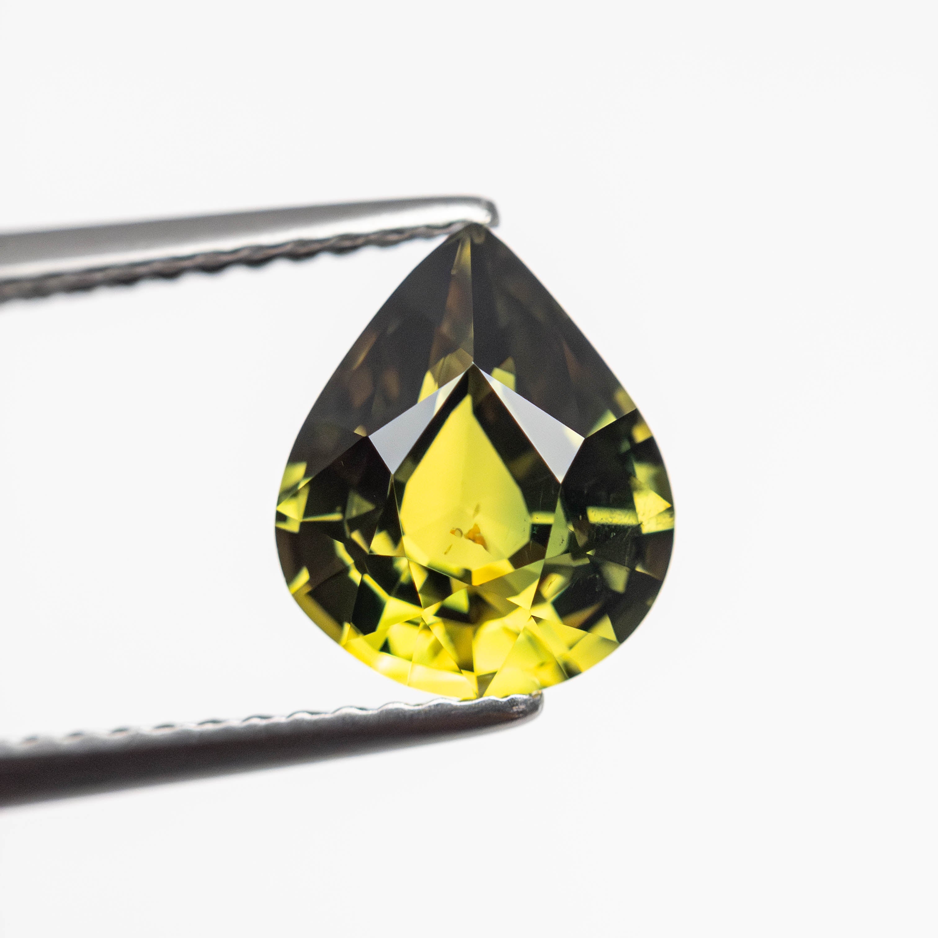 2.10ct Pear Brilliant Sapphire Gemstone - 8.66x7.26x4.62mm Natural Blue Sapphire for Jewelry Making, Engagement Rings & Fine Jewelry