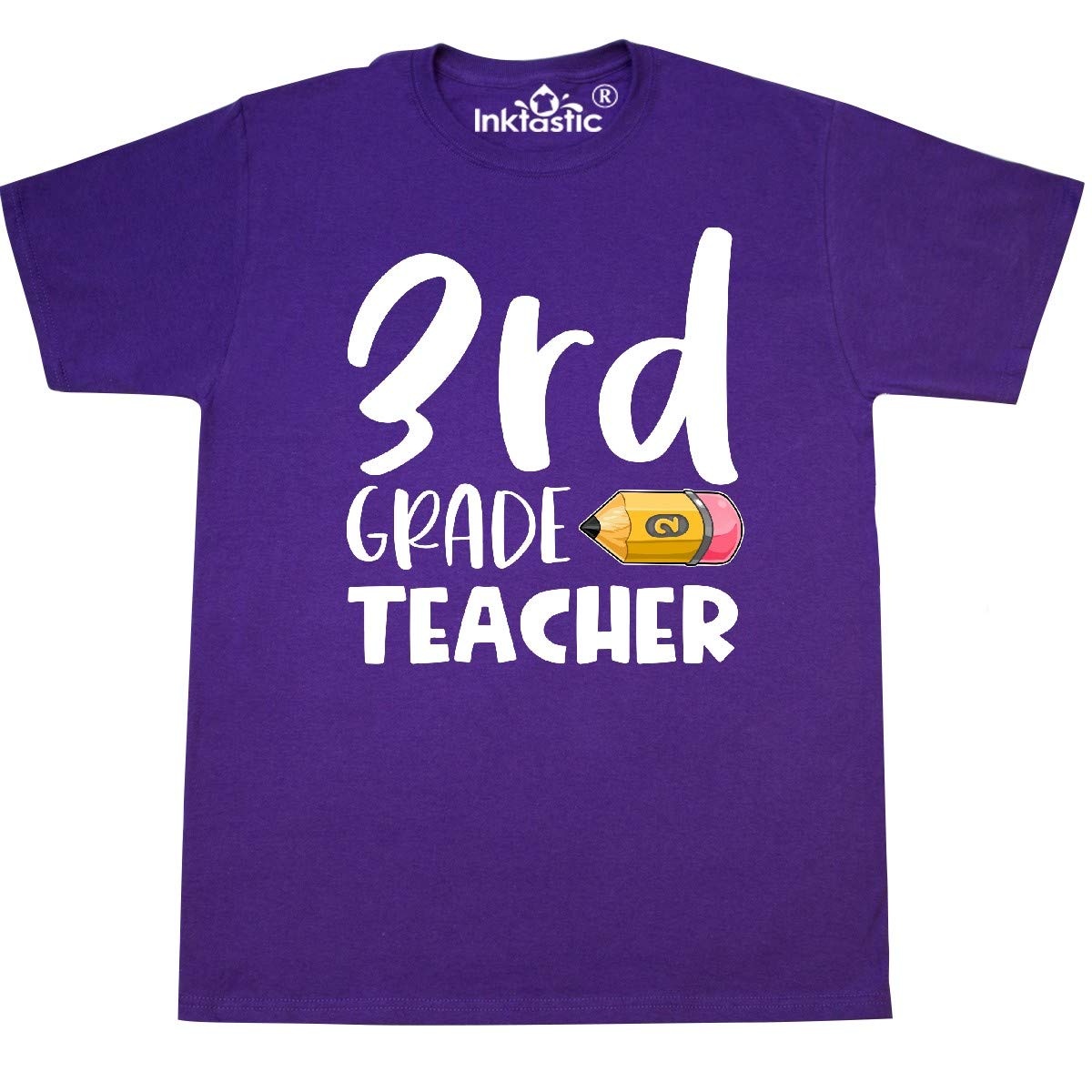 Funny Third Grade Teacher Pencil Graphic T-Shirt - Cute & Comfortable Cotton Tee for Educators, Back to School, Classroom Gifts