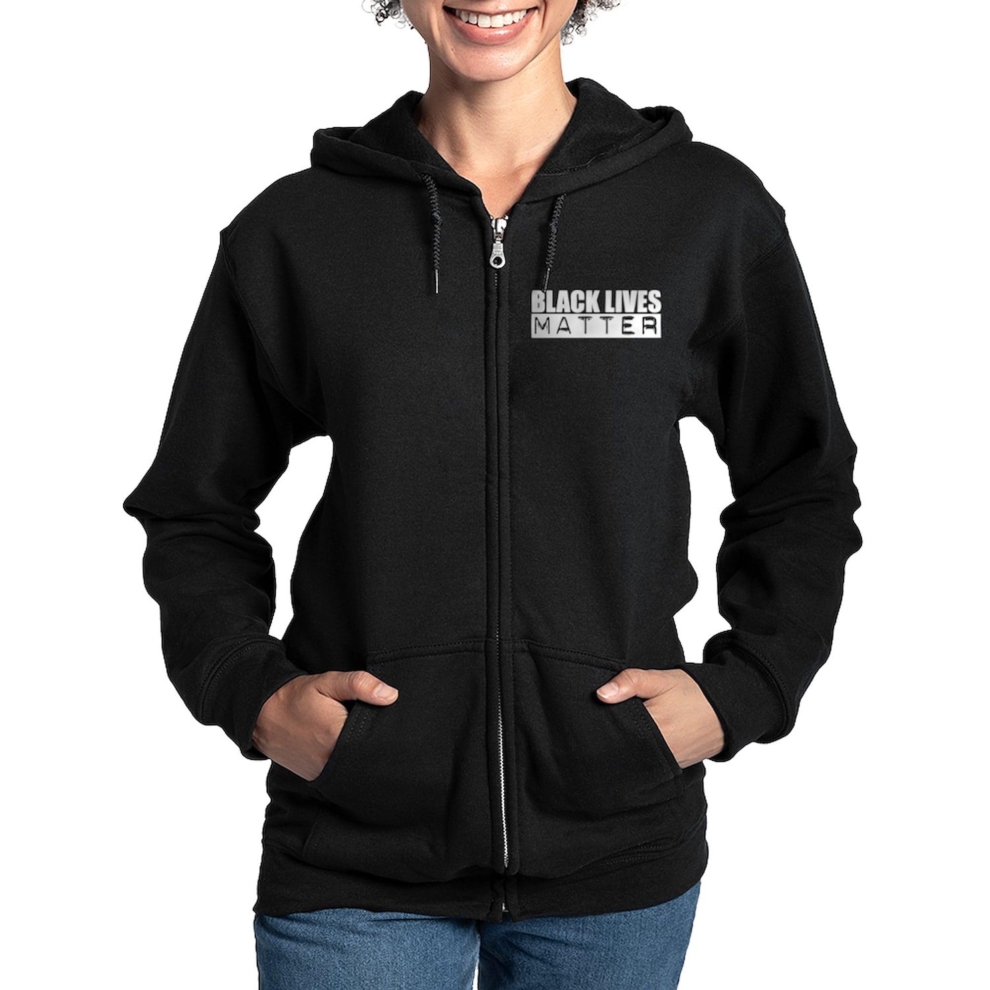 Black Lives Matter Women's Zip-Up Hoodie Sweatshirt - Casual Streetwear for Activism & Everyday Comfort | Perfect for Protests, College Campuses & Social Justice Events