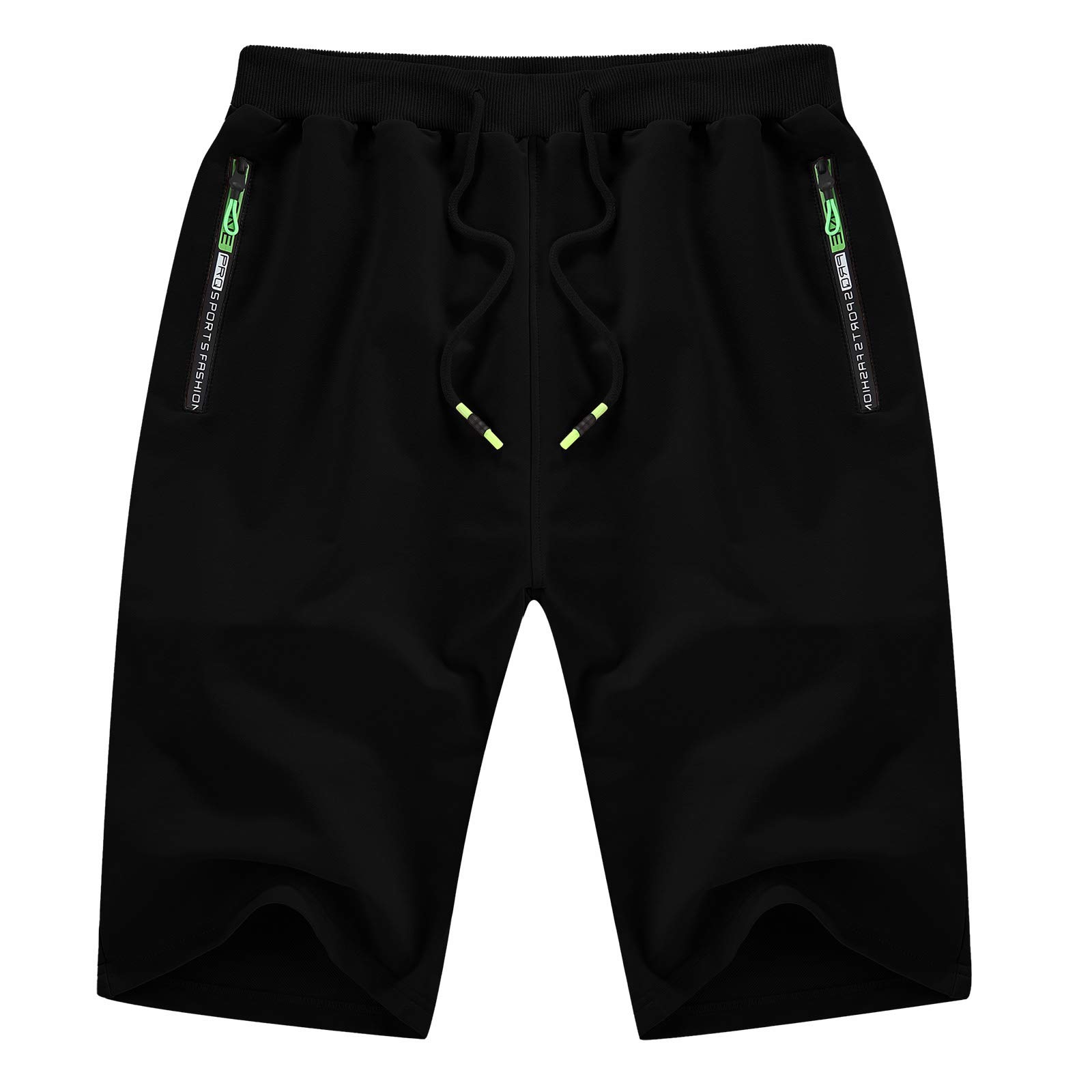 YTD Men's Casual Classic Fit Drawstring Shorts - Elastic Waist Summer Beach Shorts with Pockets | Perfect for Swimming, Vacation & Outdoor Activities