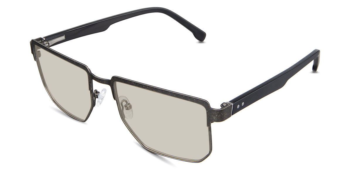 Jefferson Men's Prescription Tinted Glasses - UV Protection & Anti-Glare for Outdoor Activities, Driving & Daily Wear