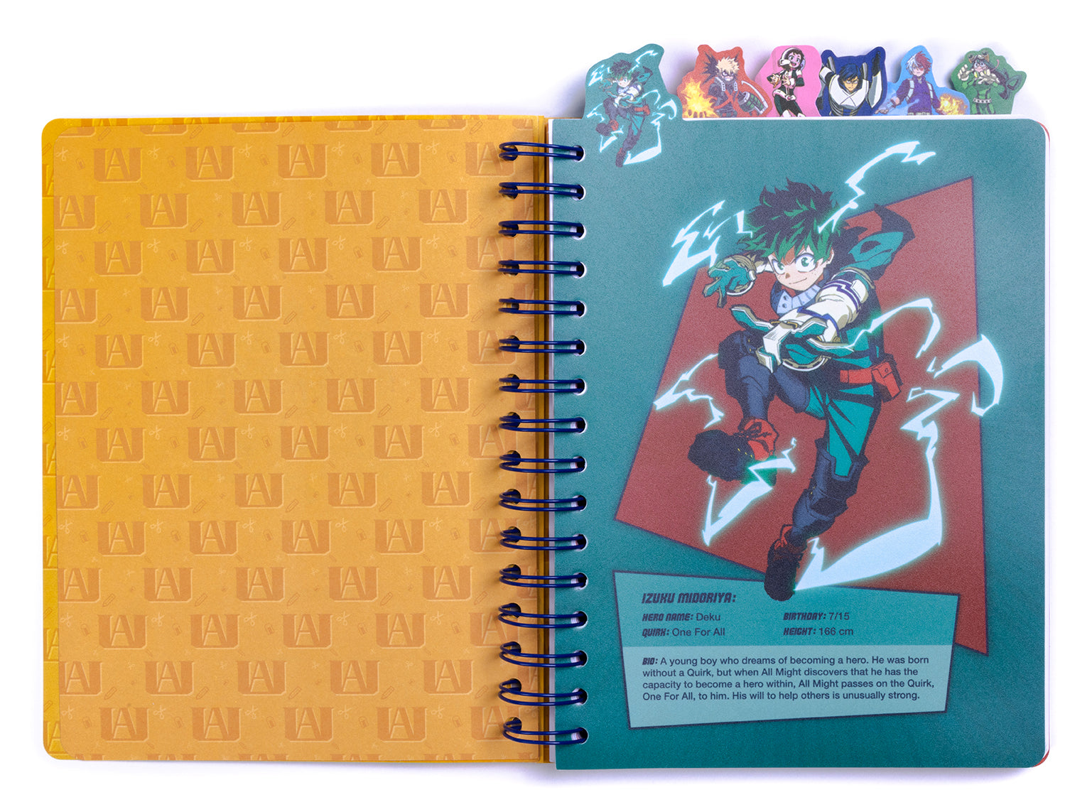 My Hero Academia: Class 1-A Spiral Notebook - Anime School Supplies for Note Taking, Journaling & Gift Giving | Perfect for Students, Fans & Collectors