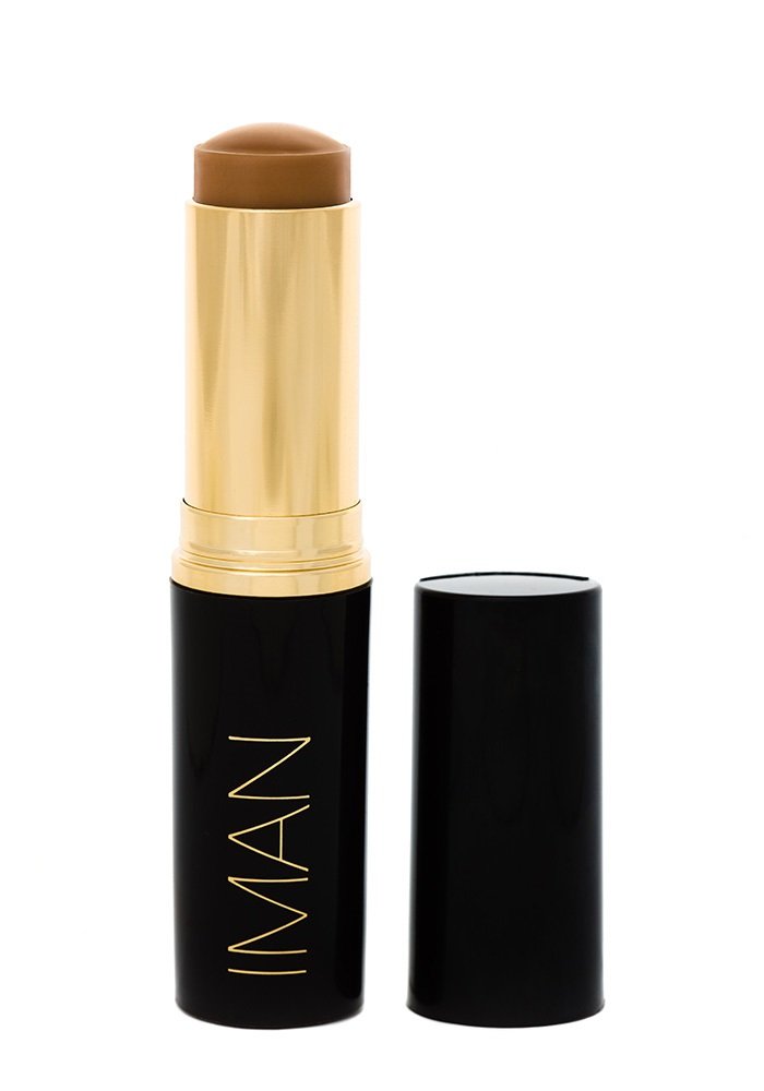 Iman Cosmetics Second To None Stick Foundation - Clay 4 by EC Scott Group | Oil-Free Full Coverage Makeup for All-Day Wear | Perfect for Professional Makeup Artists & Everyday Glam Looks