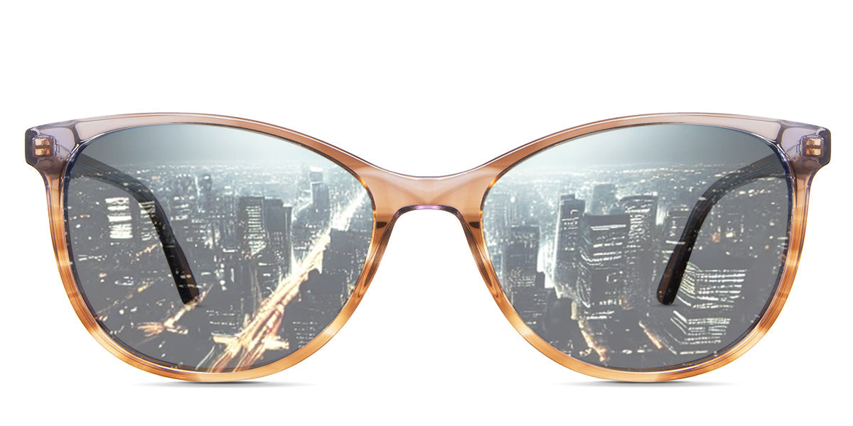 Maggie Women's Prescription Tinted Glasses - Stylish & UV Protection for Reading, Driving & Outdoor Activities