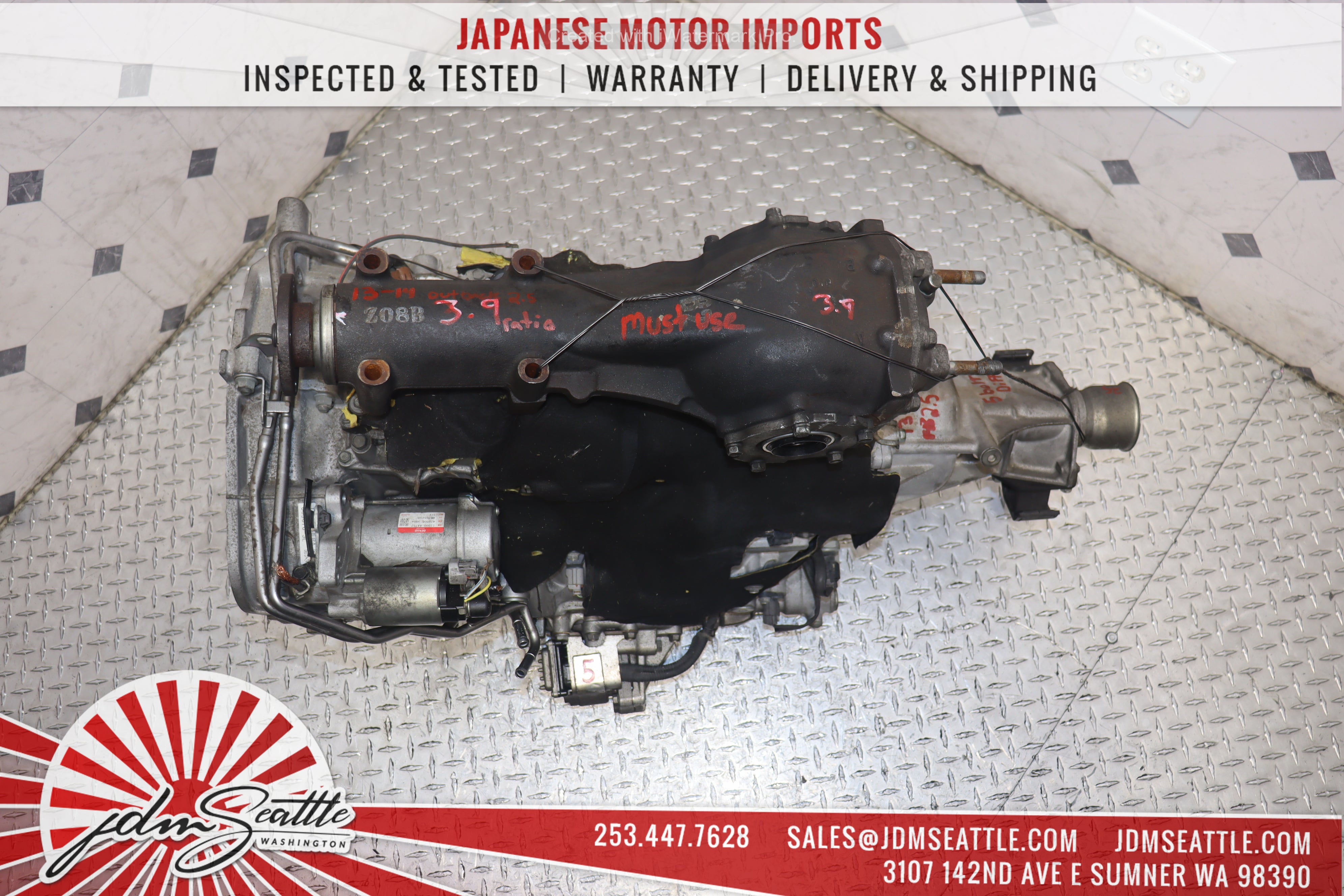 JDM FB25 2013-2014 Subaru Outback 2.5L Automatic AWD CVT Transmission with Differential - Perfect for Off-Roading & Performance Upgrades