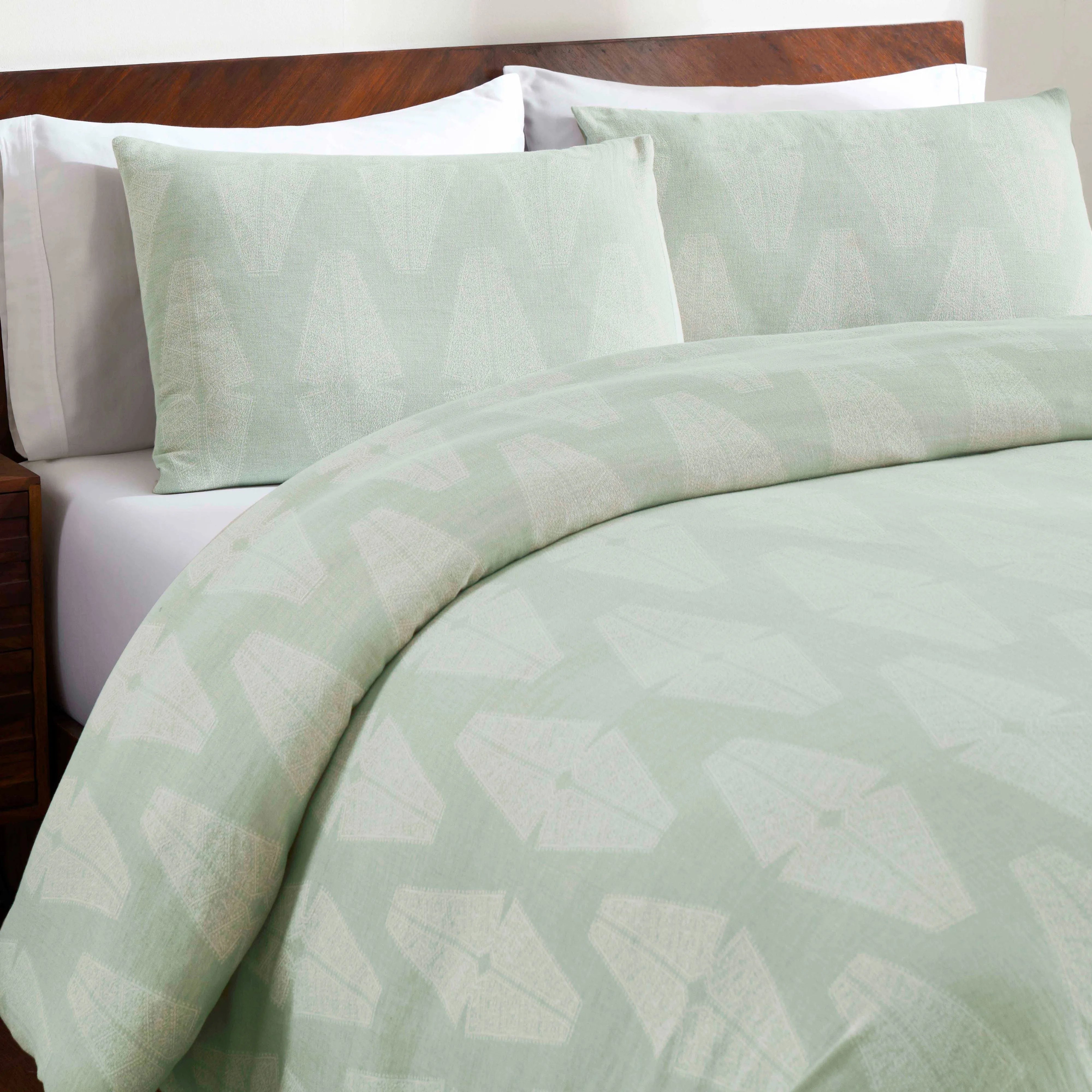 Premium Manali Cotton All-Season Bedding Set - Diamond Lattice Woven Comforter, Duvet Cover & Pillowcases | Breathable, Soft & Hypoallergenic | Perfect for Master Bedroom, Guest Room & Dorm Decor