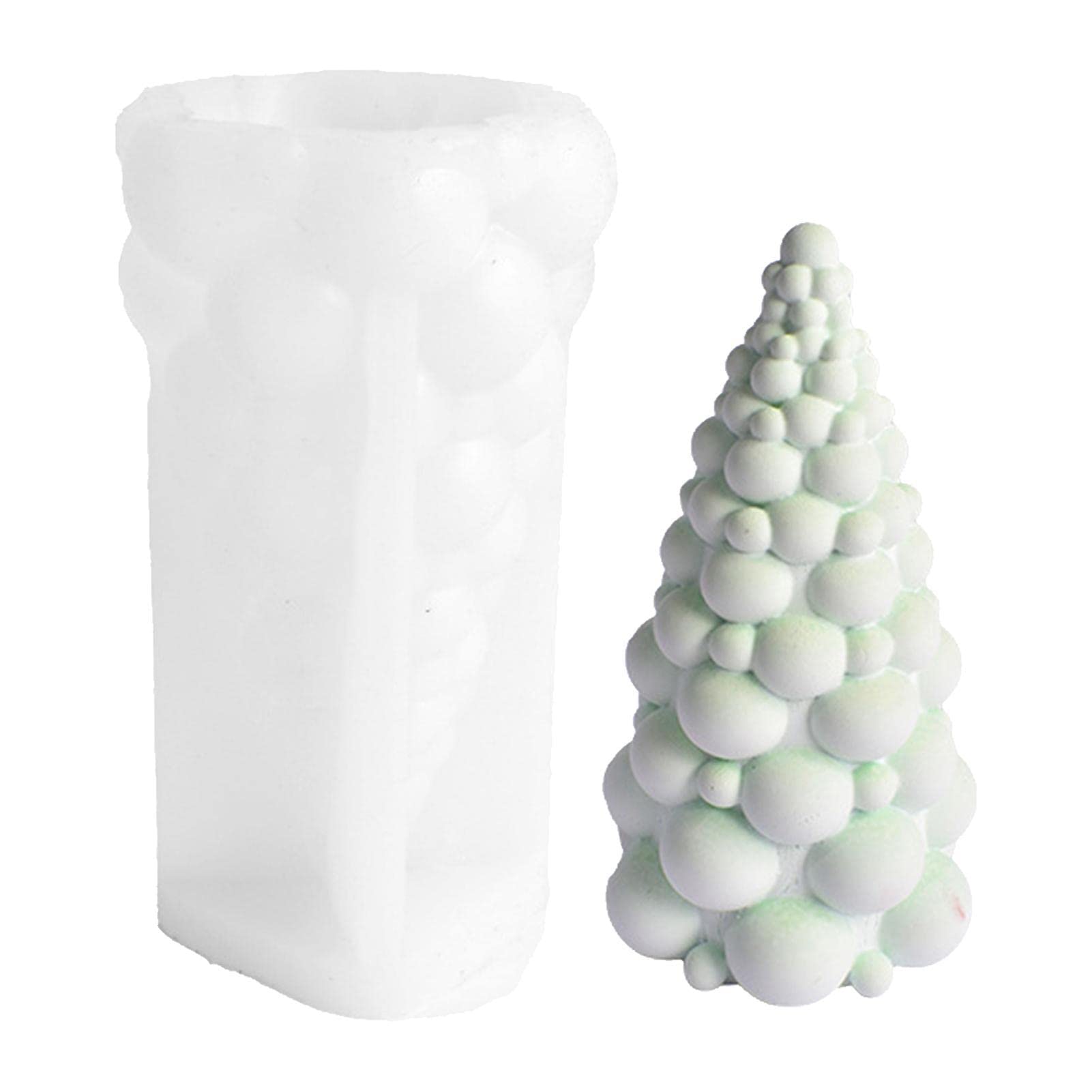 Christmas Tree Silicone Mold for DIY Epoxy Resin, Candles, Soap & Chocolate - Tree Shaped Baking Mold for Handmade Wax Aromatherapy, Cake Decorating & Holiday Home Decor (Perfect for Christmas Crafts, Gift Making & Festive DIY Projects)
