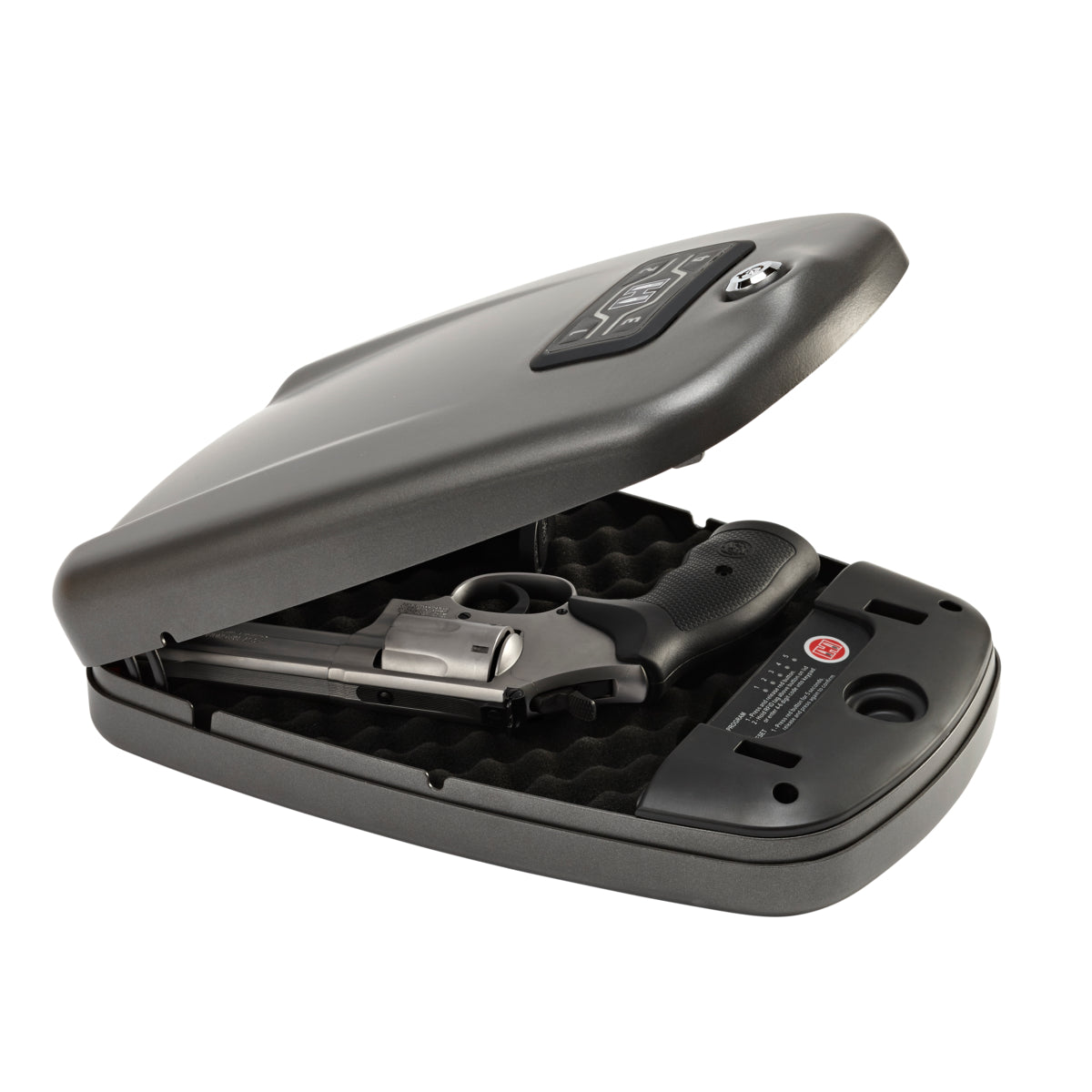 Hornady Rapid Safe 2700KP XL RFID Handgun Safe - Quick Access Biometric & RFID Lockbox for Pistols - Secure Storage for Home, Office, or Vehicle Use