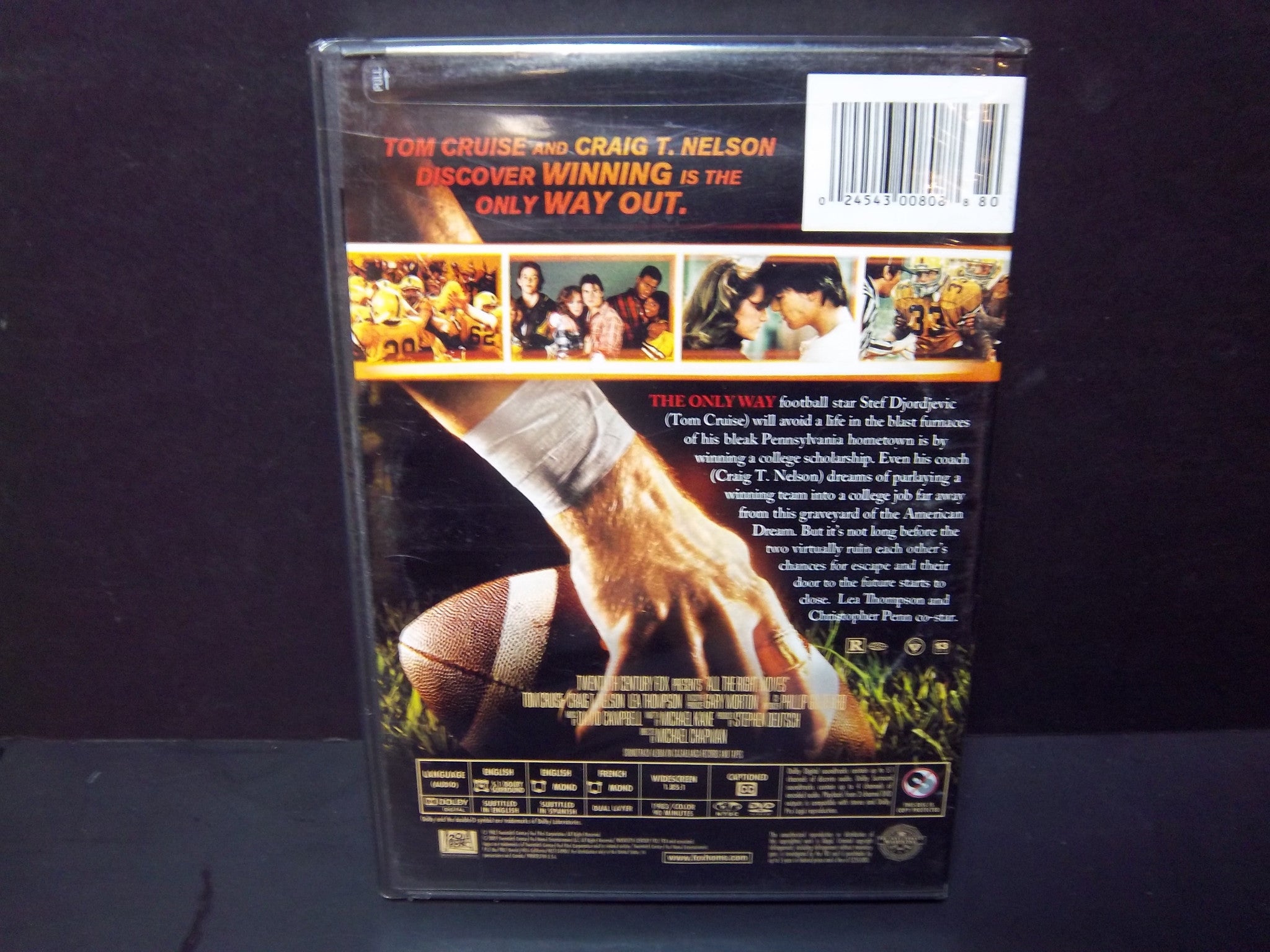 All the Right Moves DVD - Starring Tom Cruise & Craig T. Nelson - Brand New Sealed - Perfect for Movie Nights & 80s Film Collections