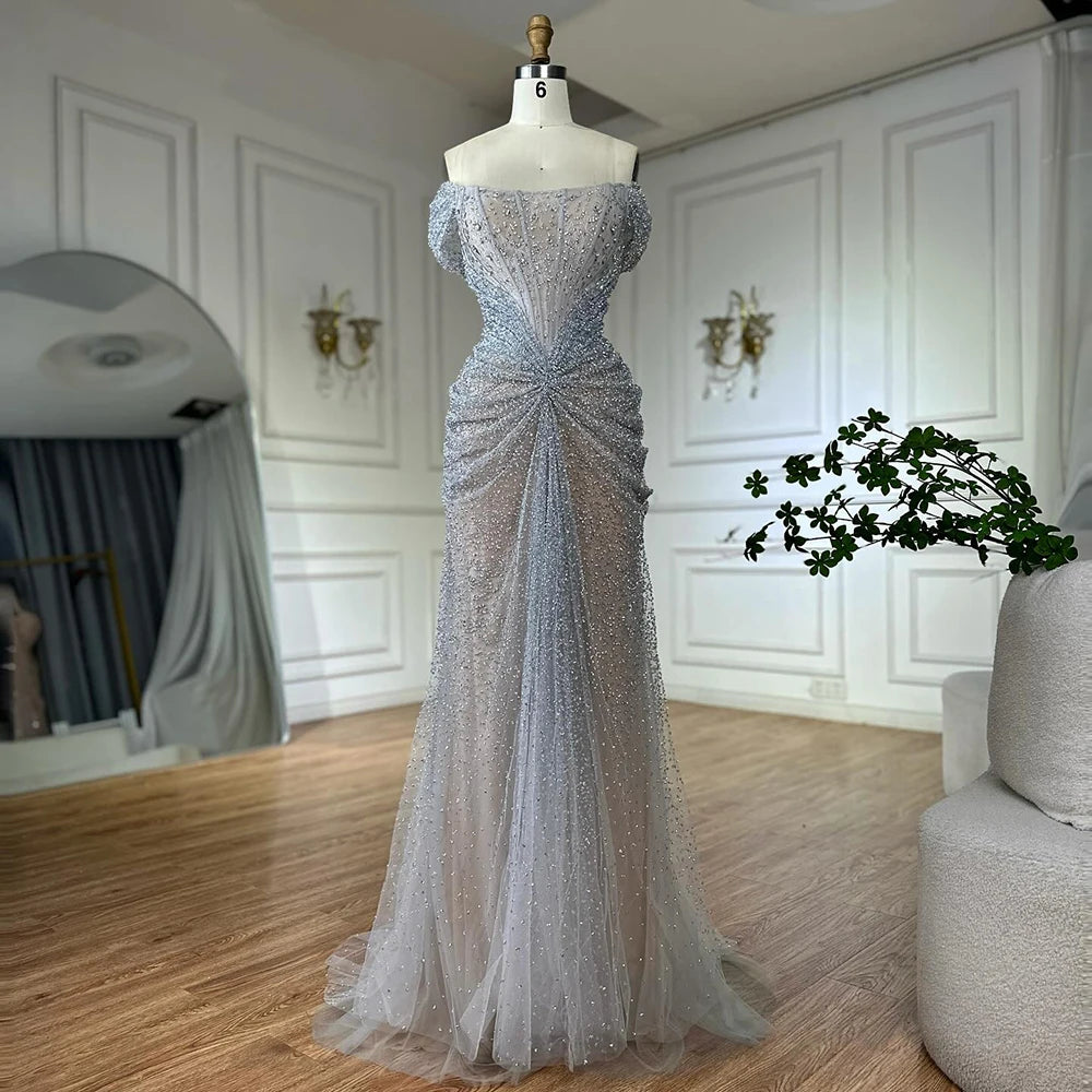Luxury Designer Beaded Mermaid Evening Dresses for Women - Elegant Formal Gown LA72905 | Perfect for Prom, Wedding Guest & Black Tie Events
