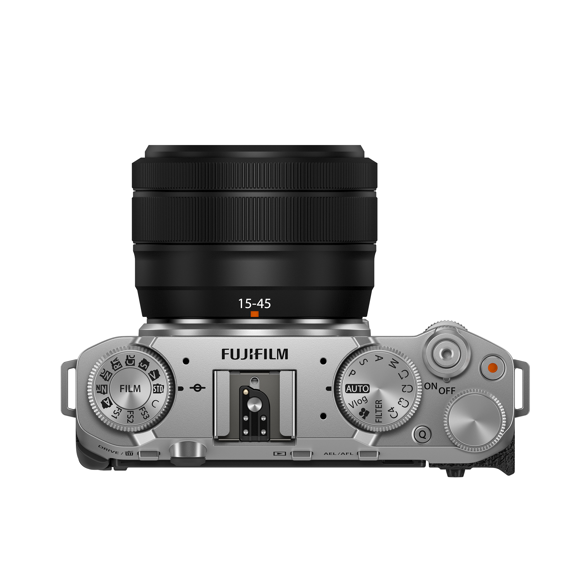 Fujifilm X-M5 Mirrorless Digital Camera with XC 15-45mm f/3.5-5.6 OIS PZ Lens (Silver) - Compact & Lightweight for Travel, Vlogging & Street Photography