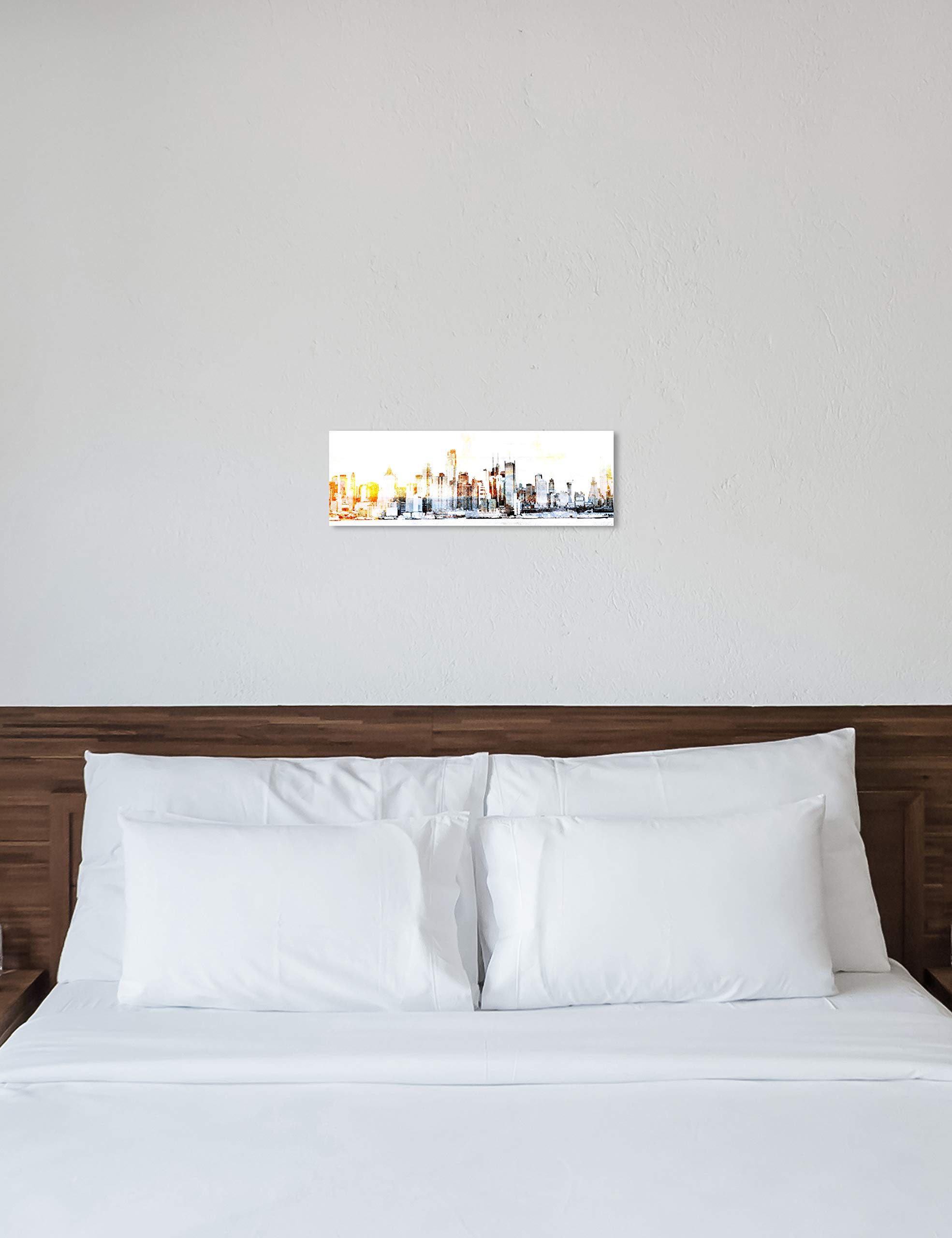 Oliver Gal Artist Co. New York Lights Canvas Wall Art Print - 30x36 Inch City Skyline Home Decor in Black & Yellow - Perfect for Living Room, Bedroom & Office Décor