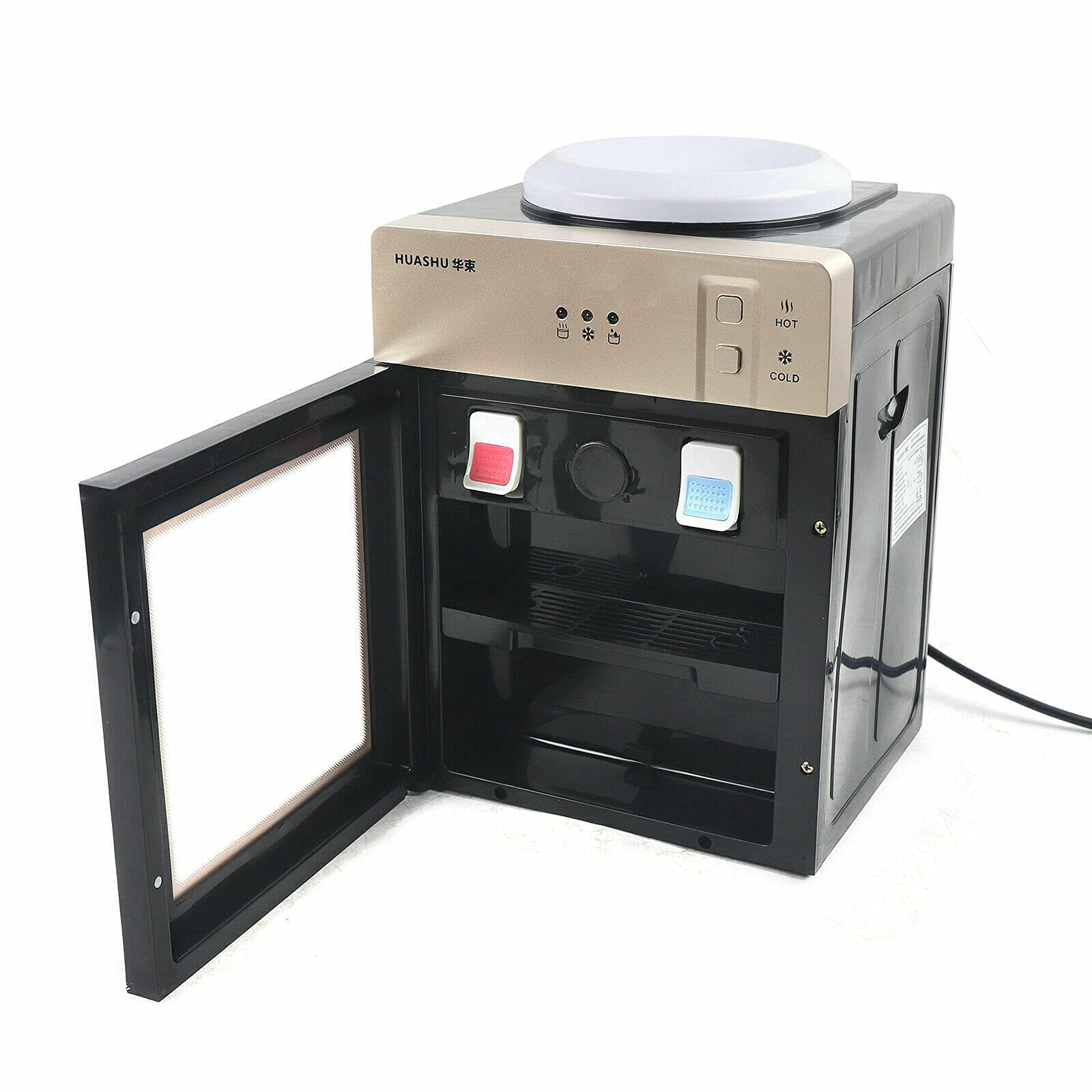 Top Loading Water Cooler Dispenser - Hot & Cold Water Dispenser for Home & Office, Automatic Drinking Machine for Tea, Coffee & Hydration | Countertop Water Dispenser for Kitchen, Bar & Workspace