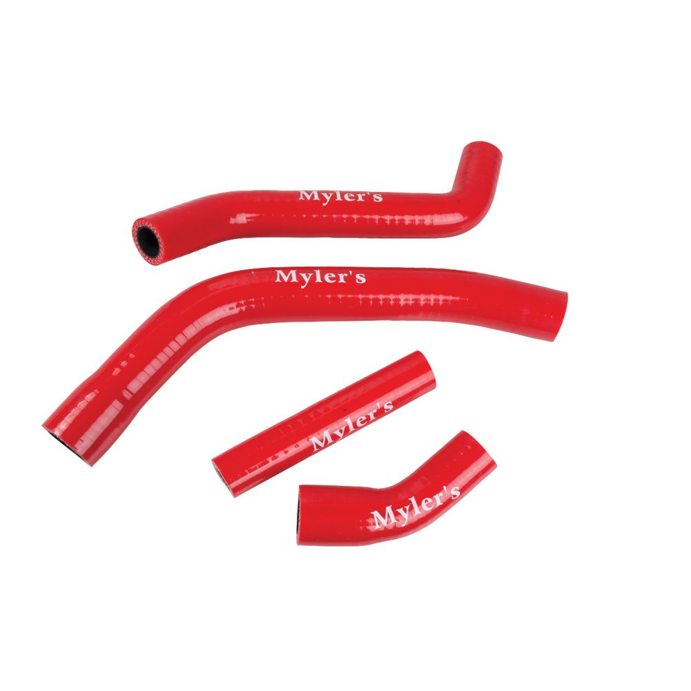 High-Performance Mylers Silicone Radiator Hose Kit - Red - Compatible with Yamaha YZ450F (2010-2013) - Durable Cooling System Upgrade for Off-Road & Motocross Racing