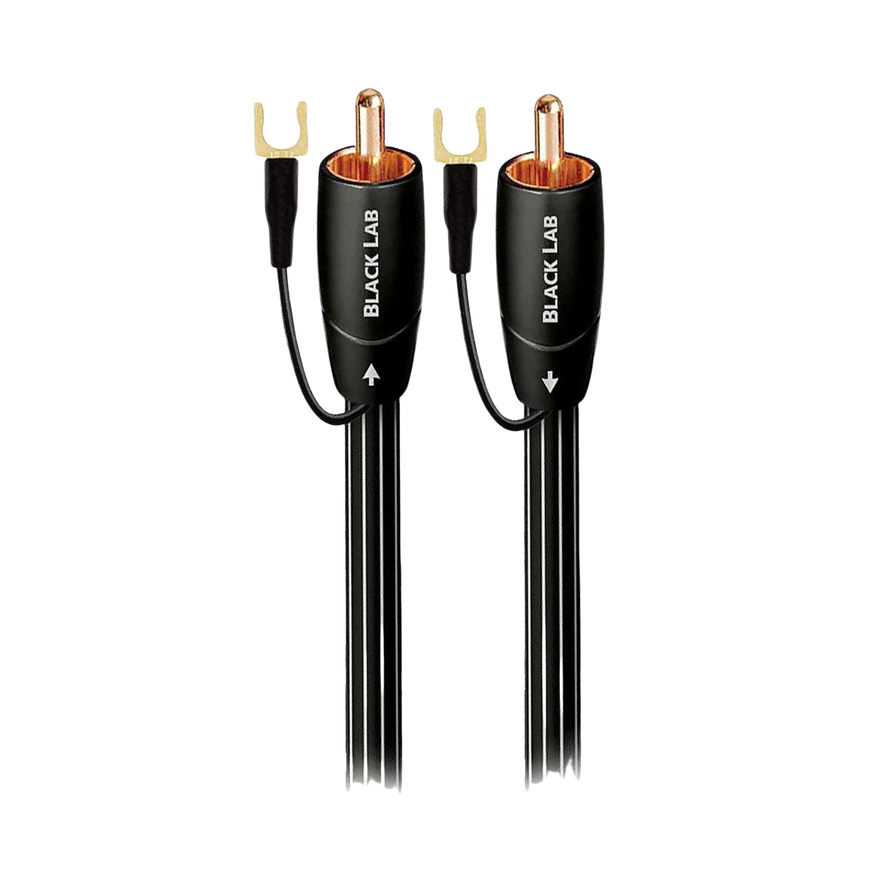 AudioQuest Black Lab RCA Male to RCA Male Subwoofer Cable - High-Performance Audio Cable for Home Theater & Stereo Systems (Clearance/Open Box) - Perfect for Bass Enhancement & Surround Sound Setups