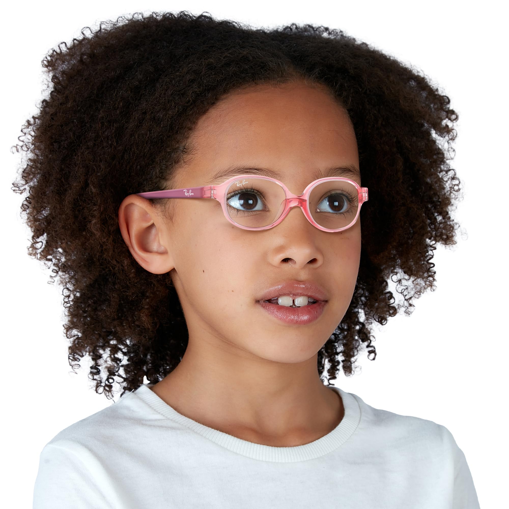 Ray-Ban Kids' Ry1587 Oval Prescription Eyeglass Frames - Lightweight & Durable for School, Sports & Everyday Wear | UV Protection & Comfortable Fit