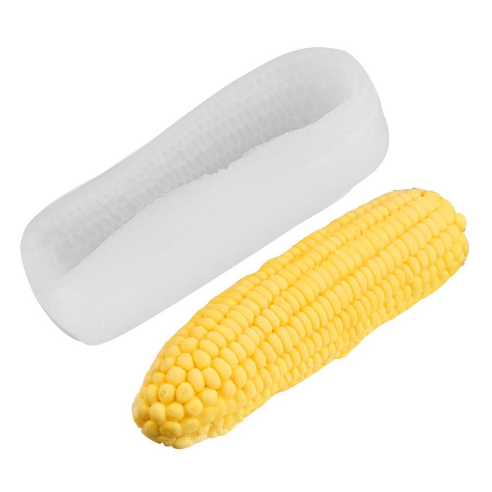 3D Corn Silicone Mold for Baking - DIY Chocolate, Ice Cream, Pudding, Pastry, Jelly, Fondant & Soap Making - Perfect for Cake Decorating and Candy Making (Kitchen & Party Use)