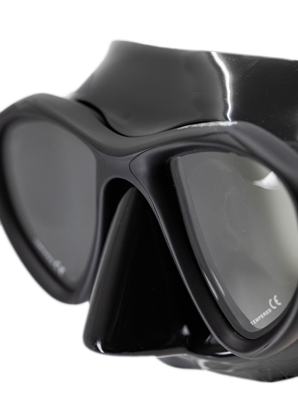 Rob Allen Snapper Mask - Premium Black Snorkeling Mask for Scuba Diving & Spearfishing | Comfortable Fit for Ocean Adventures