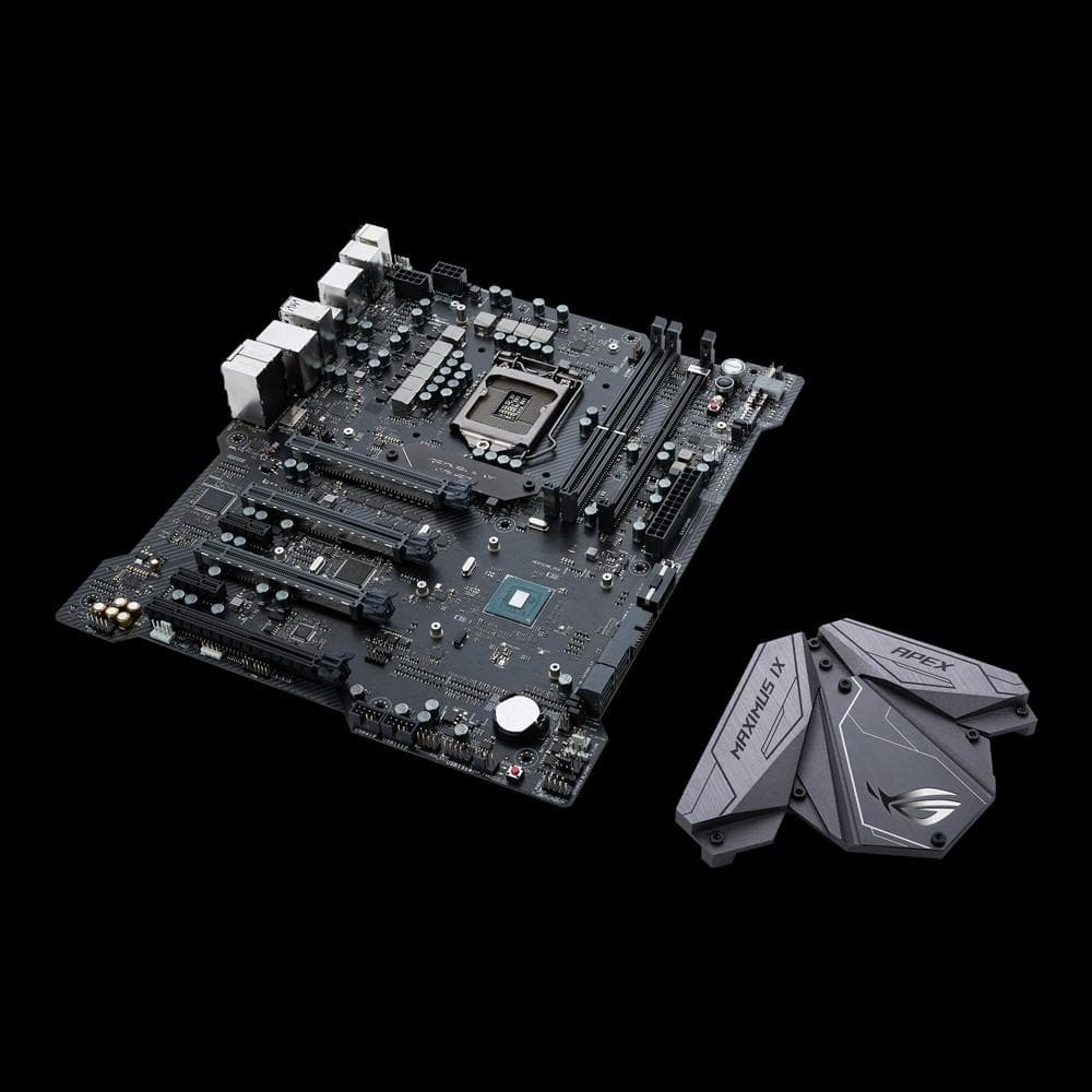 ASUS ROG MAXIMUS IX APEX Z270 Gaming Motherboard - Intel LGA 1151 Socket, DDR4 RAM, RGB Lighting (3-Year Warranty) | Perfect for High-Performance PC Builds & eSports Gaming