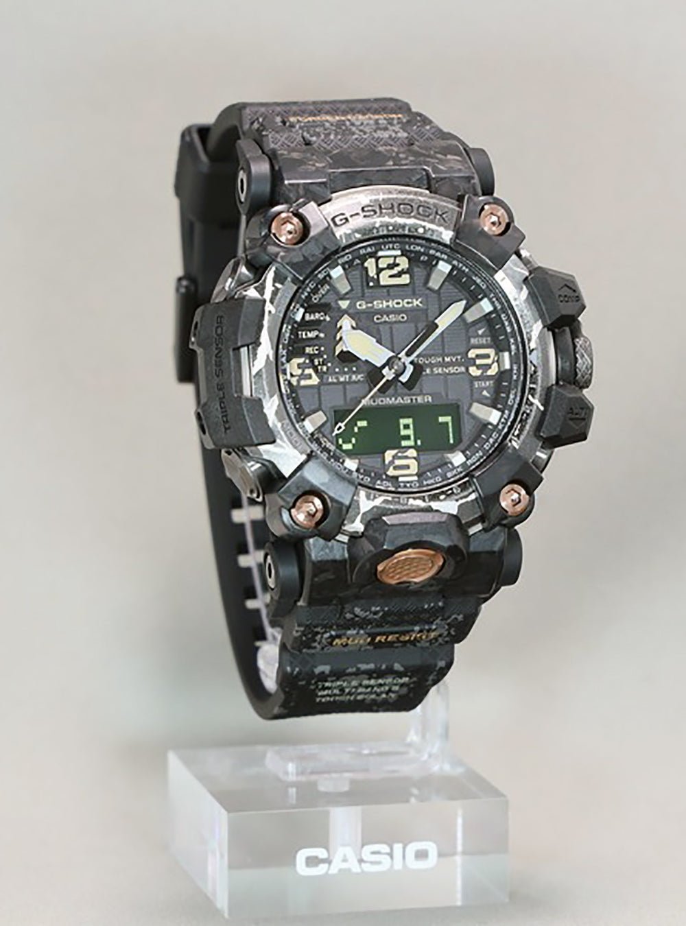 CASIO G-Shock Master of G Mudmaster GWG-2000CR-1AJF Solar-Powered Shock-Resistant Digital Watch for Outdoor, Hiking & Military Use