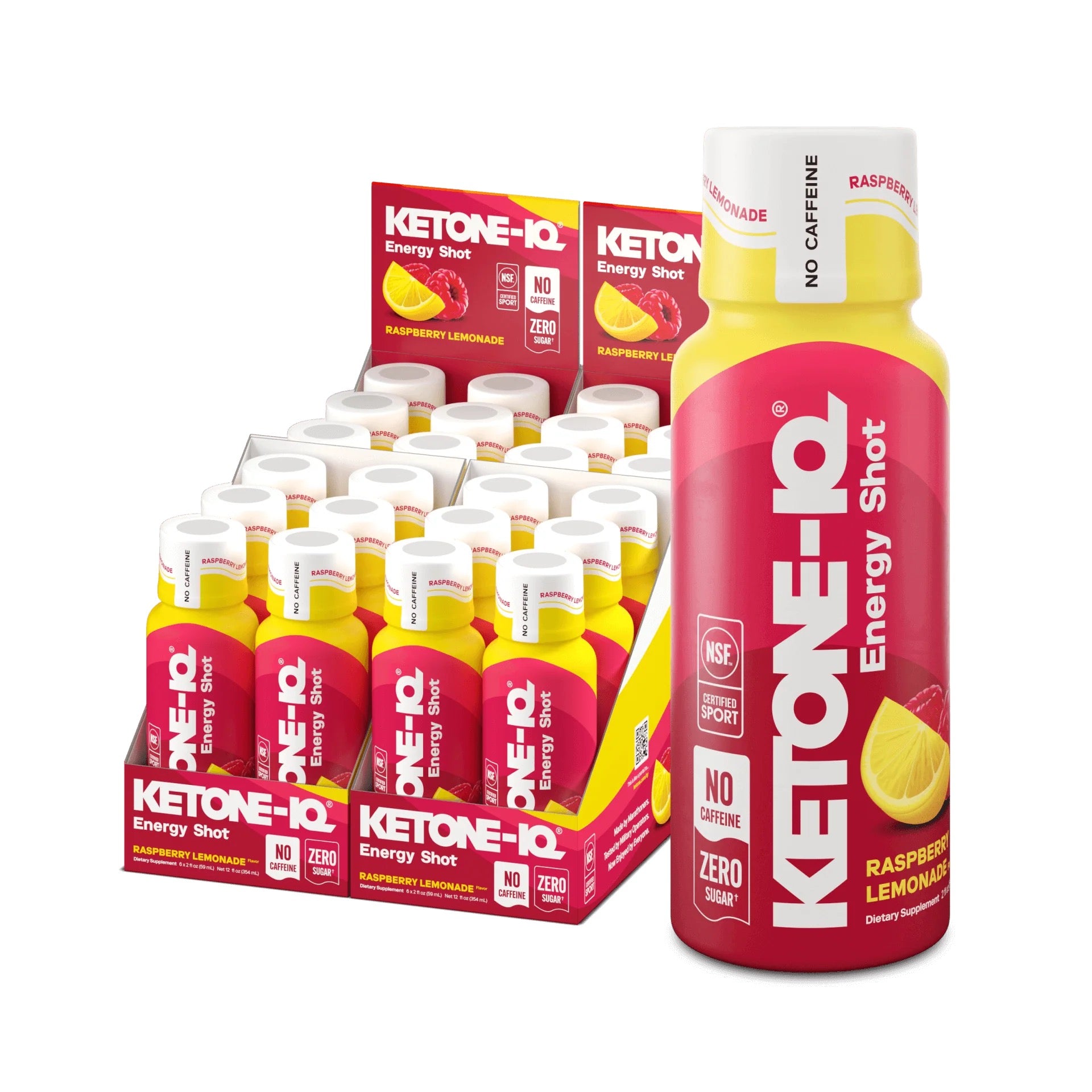 Ketone IQ® Shots - 2 oz Single Serve Energy Booster for Keto Diet & Mental Focus | Perfect for Workouts, Study & Intermittent Fasting