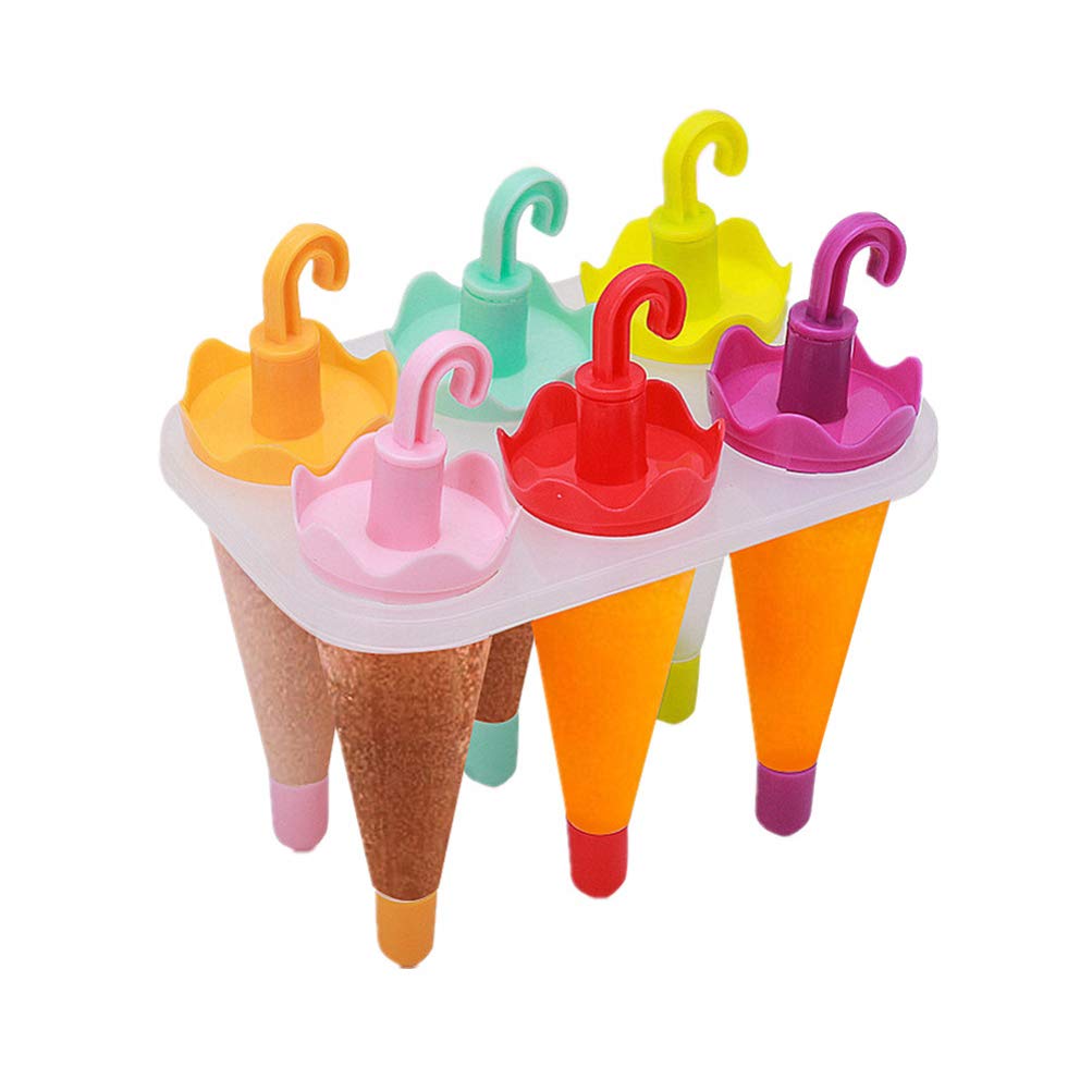 **Cabilock 6-Piece Ice Cream Maker Popsicle Molds Set - Reusable Popsicle Maker, Ice Tray, Ice Cream Mold for Homemade Frozen Treats - Perfect for Summer Snacks, Kids Parties, and Family Desserts**
