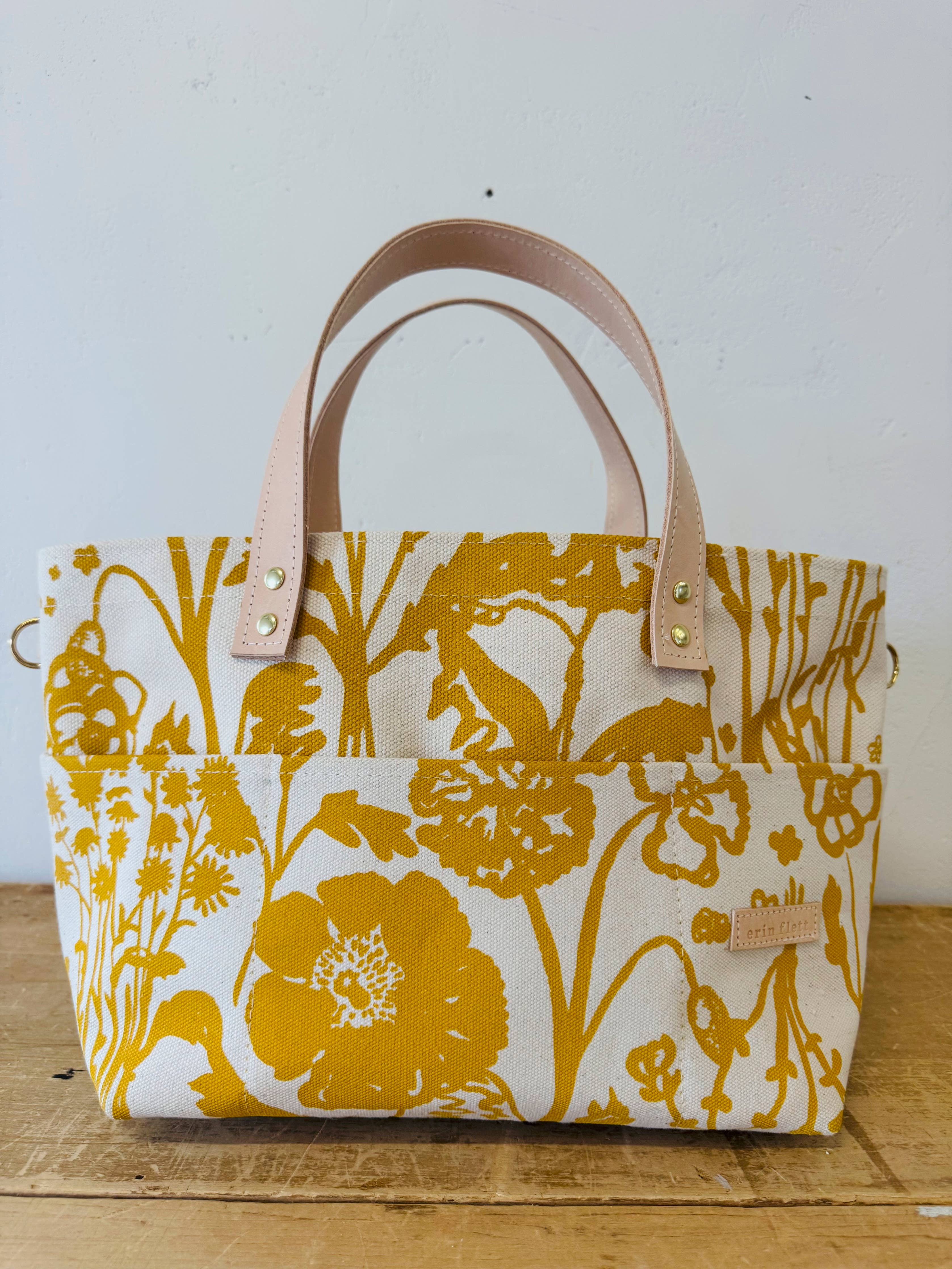 Erin Flett George Tote Bag - Stylish Canvas Flaggy Meadow Print Handbag for Women | Perfect for Work, Travel & Shopping