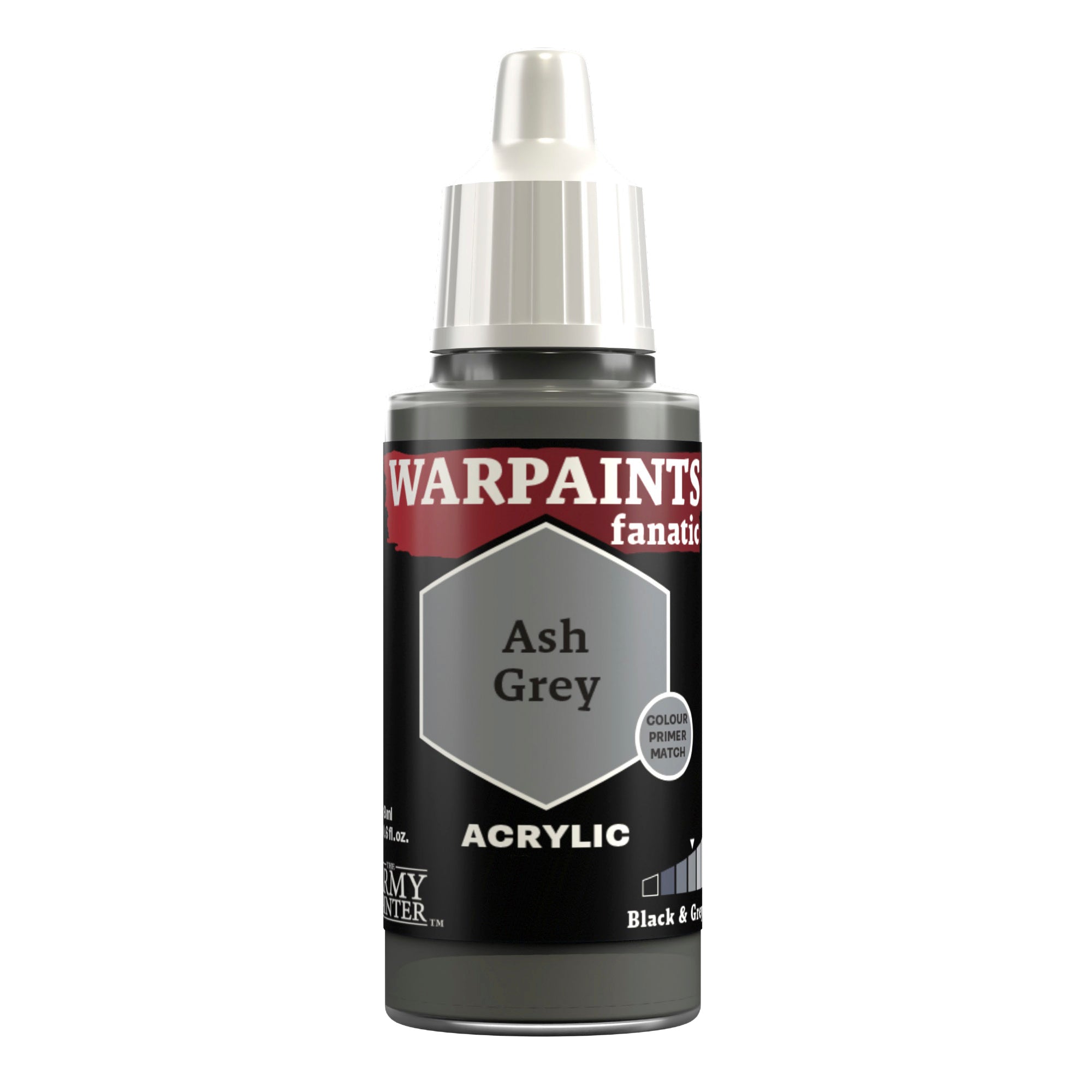 Warpaints Fanatic: Ash Grey - Professional Waterproof Face Paint for Cosplay, Halloween & Theater Makeup - Perfect for Costume Parties & Special Effects