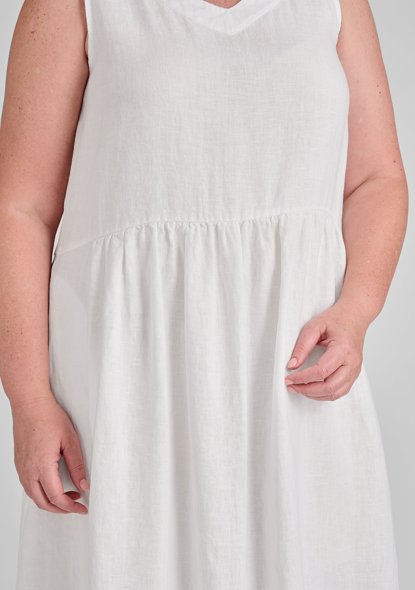 Flax Full Dress - Linen Maxi Dress for Women | Summer Boho Beach Dress | Perfect for Vacations, Weddings & Casual Outings