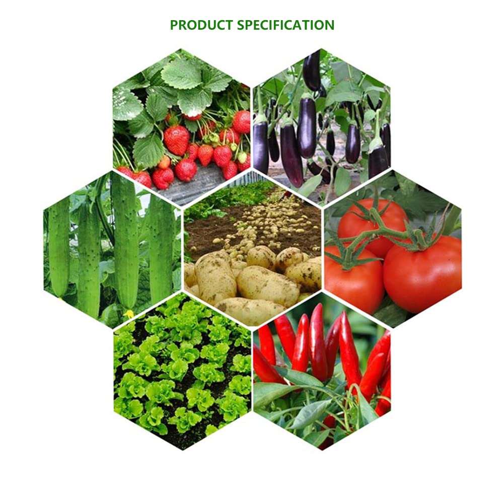 3 Pack Round Vegetable Grow Bags - 50