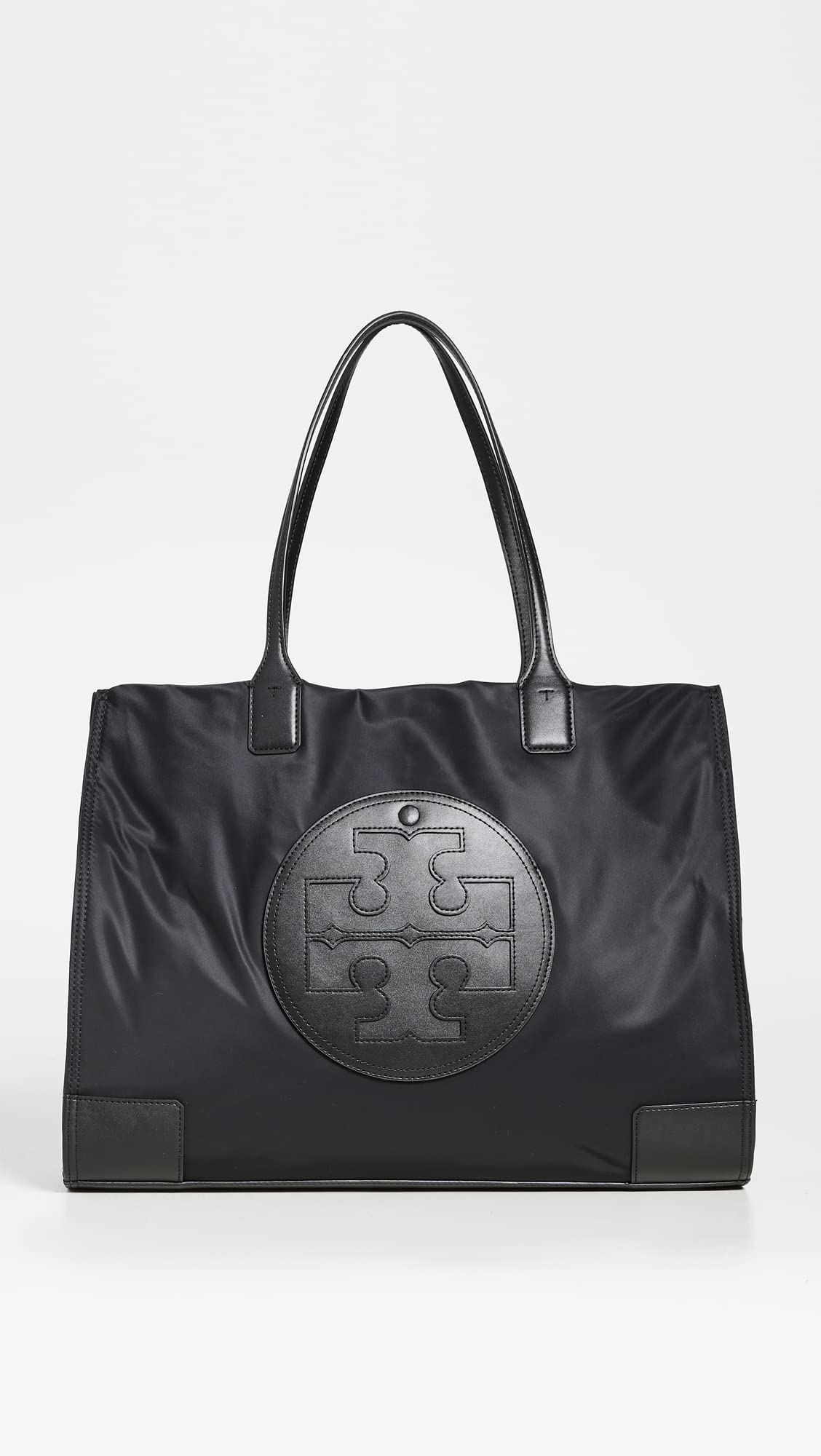 Tory Burch Women's Ella Tote - Premium Leather Handbag for Work, Travel & Everyday Use | Stylish Designer Shoulder Bag for Women | Perfect for Office, Commute & Shopping