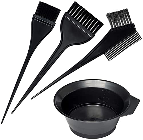 Oasisblossom Professional Hair Dye Brush and Mixing Bowl Set - Salon-Quality Hair Coloring Kit with Stainless Steel Tools for DIY Hair Tinting at Home | Perfect for Highlights, Ombre, and Root Touch-Ups