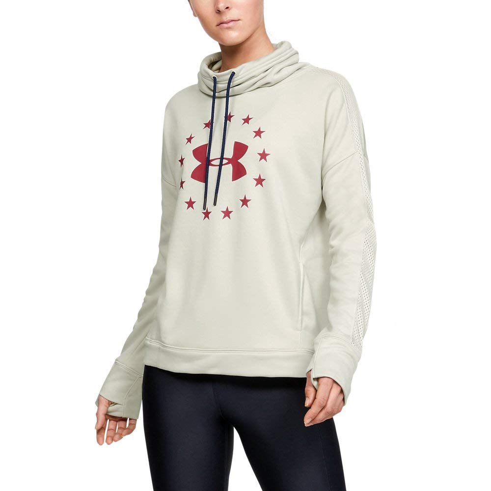 Under Armour UA Freedom Funnel Neck Long Sleeve Shirt for Men - Moisture Wicking Athletic Performance Top for Running, Training & Workouts
