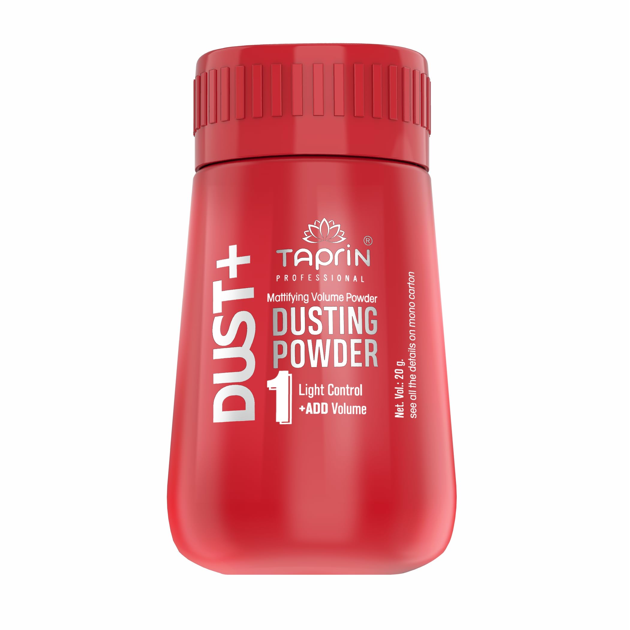 Taprin Mattifying Dusting Hair Powder Wax 20g - Strong Hold Matte Finish, Restylable & Superlight for High Volume | 100% Natural Safe Hair Styling Powder for Men & Women | Perfect for Daily Use, Special Occasions & Travel