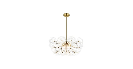 Chambery 6-Light Chandelier - Modern Crystal Ceiling Light Fixture for Dining Room, Living Room & Bedroom | Elegant Lighting for Home Decor