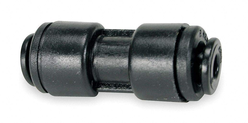 John Guest Acetal Copolymer Union Adapter for 5mm Tube - PM0405E-PK10 - Perfect for Plumbing, Hydraulic Systems & Water Filtration Applications