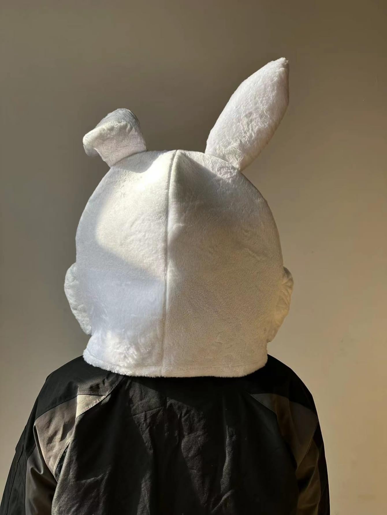 Cute Plush Bunny Costume for Adults & Kids - Easter Bunny Animal Mask Headpiece for Halloween, Cosplay, and Party Mascot (Brown) | Perfect for Easter Celebrations, Halloween Costume Parties, and Themed Events
