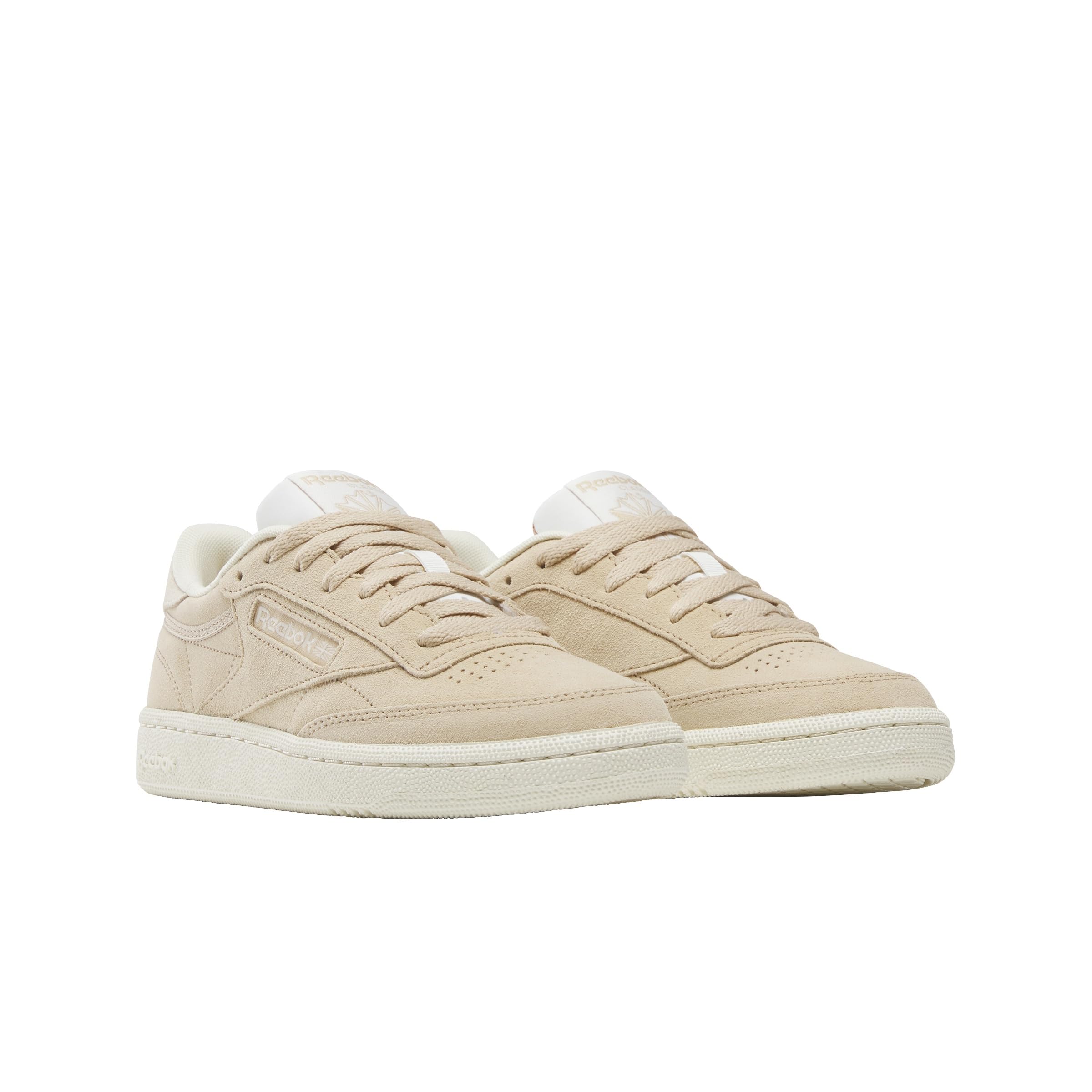 Reebok Club C 85 Vintage White Leather Sneakers - Classic Retro Tennis Shoes for Men & Women | Casual Wear, Street Style, Gym & Everyday Comfort