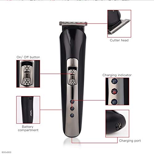 Professional Rechargeable Electric Shaver & Hair Trimmer for Men - Nose Hair Clipper & Beard Grooming Kit - Perfect for Home, Travel, and Personal Grooming