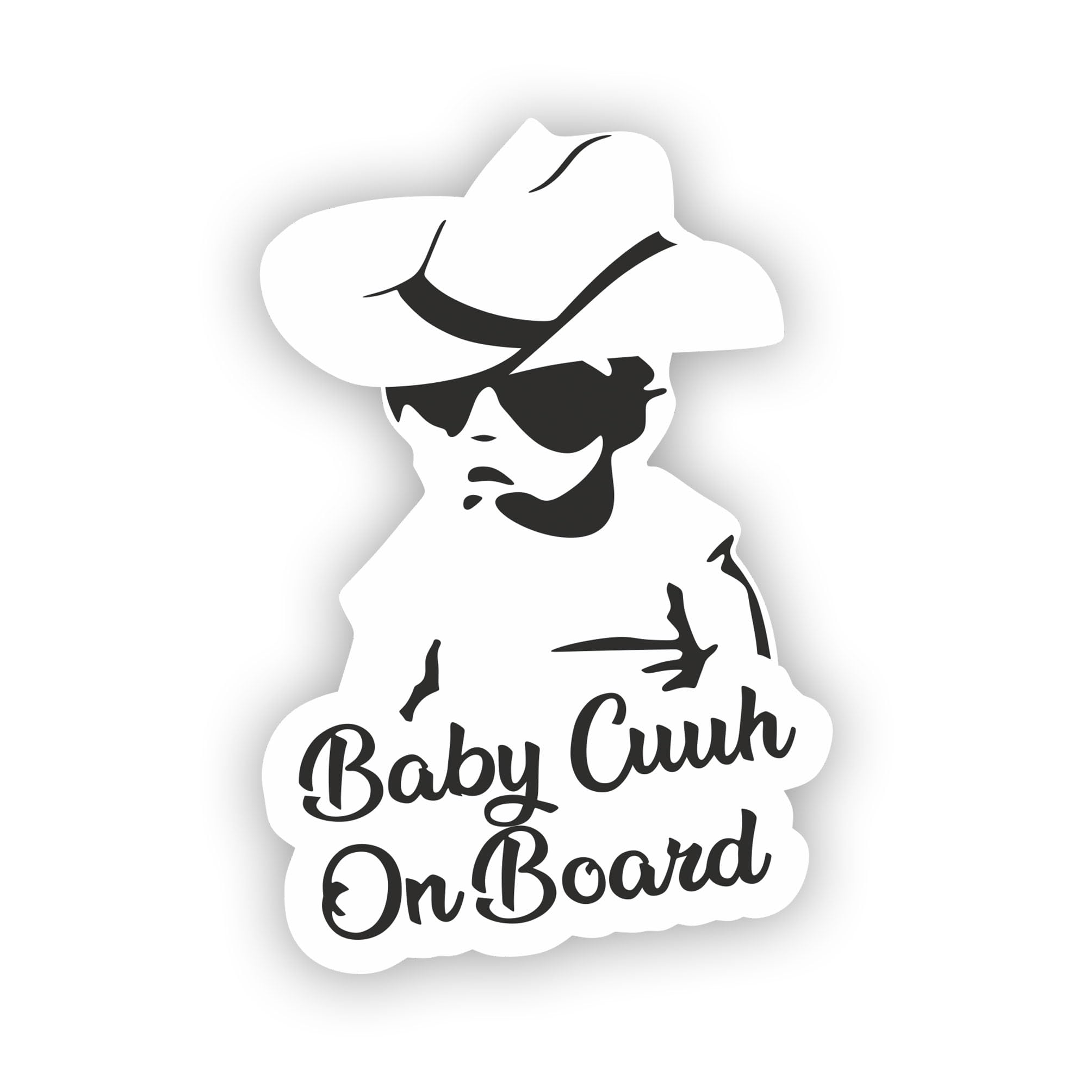 Baby on Board Sticker - 5 Inch Cute Mexico Bumper Decal for Car, Auto Window & Laptop - Perfect for Family Road Trips & Travel Safety