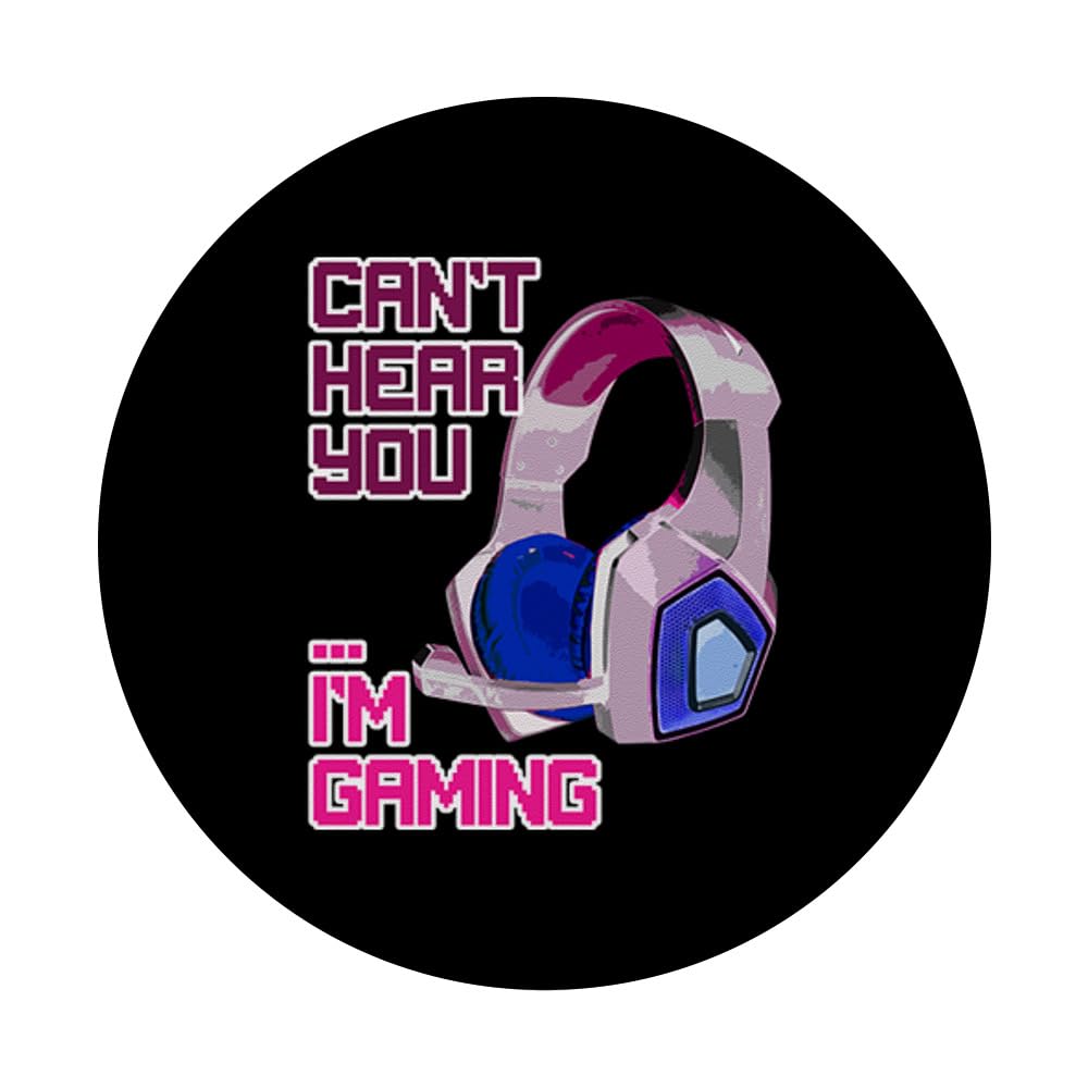 Wireless Gaming Headphones with Noise Cancellation - Cool Video Gamer Gift with Swappable PopGrip | Perfect for PC, PS5, Xbox Gaming & Online Classes