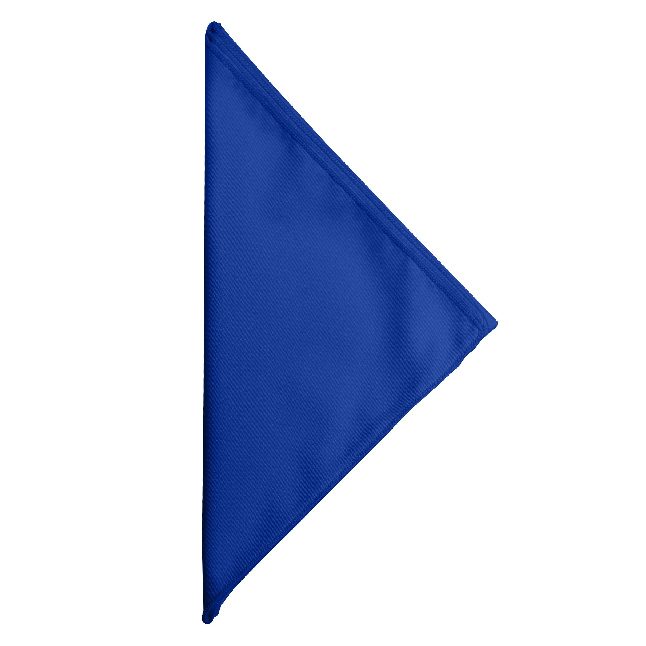 Premium 20x20 Inch Poly-Cotton Twill Dinner Napkins - Set of 12 Royal Blue Cloth Napkins for Formal Dining, Weddings & Special Occasions