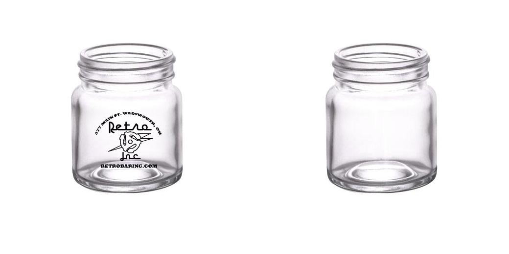 2 oz. Custom BarConic® Mini Mason Jar Shot Glass - Perfect for Cocktails, Parties, and Wedding Favors - Reusable Drinking Glasses for Whiskey, Tequila, and Vodka Shots